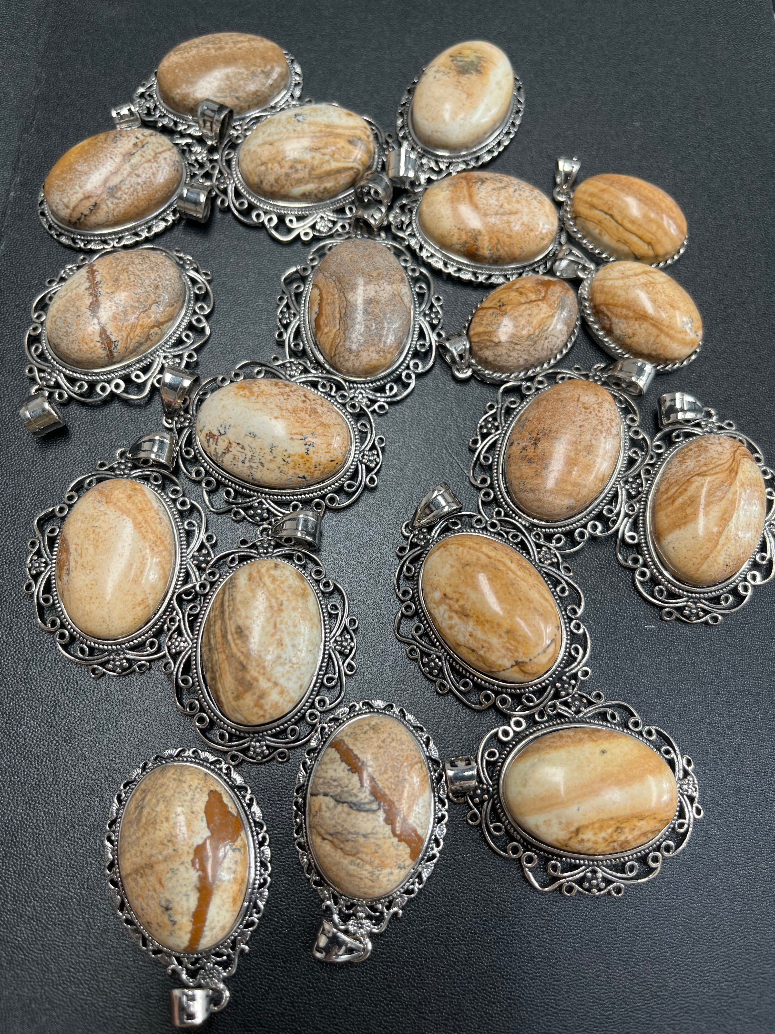 picture stone pendant