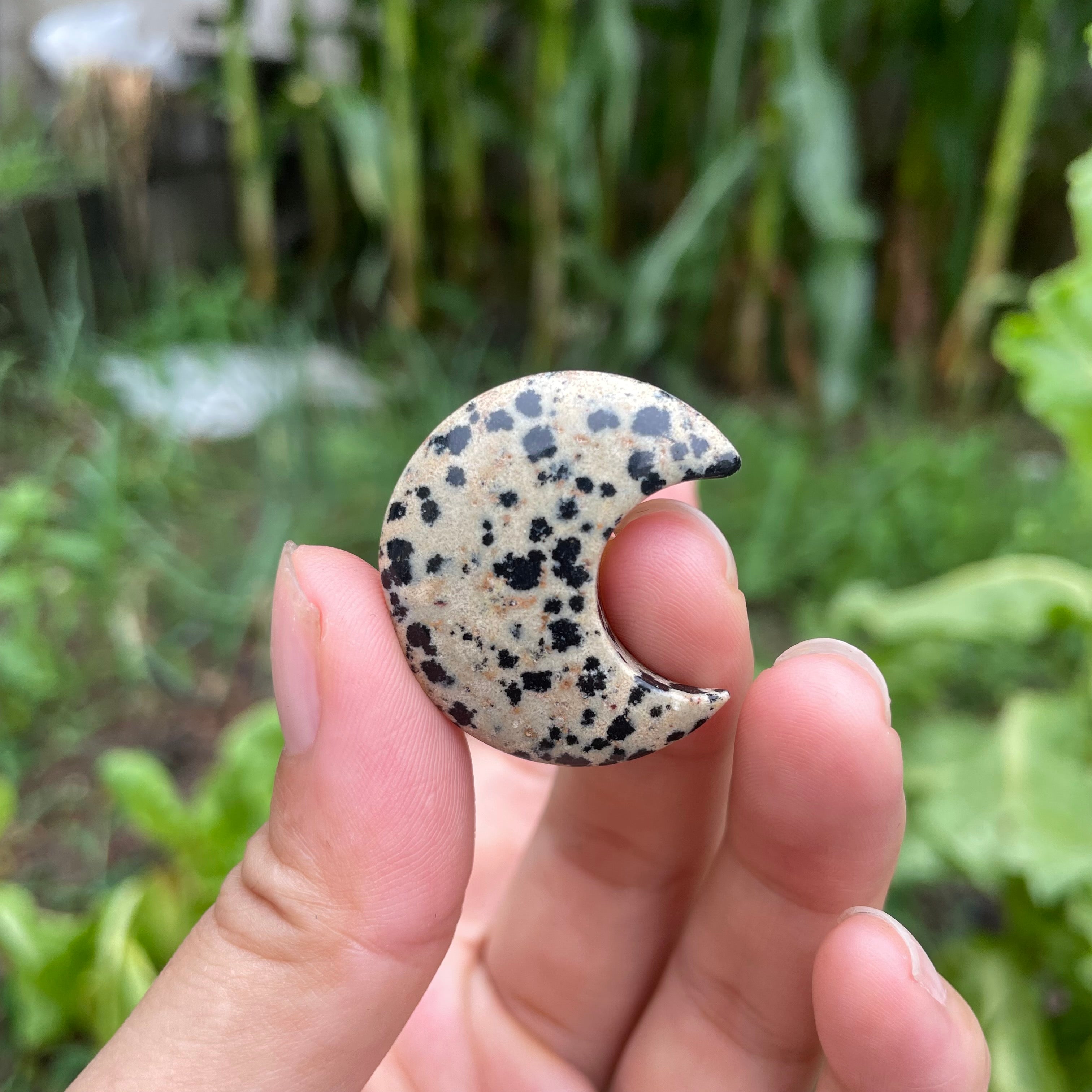 3CM Mini Natural Crystal Moon