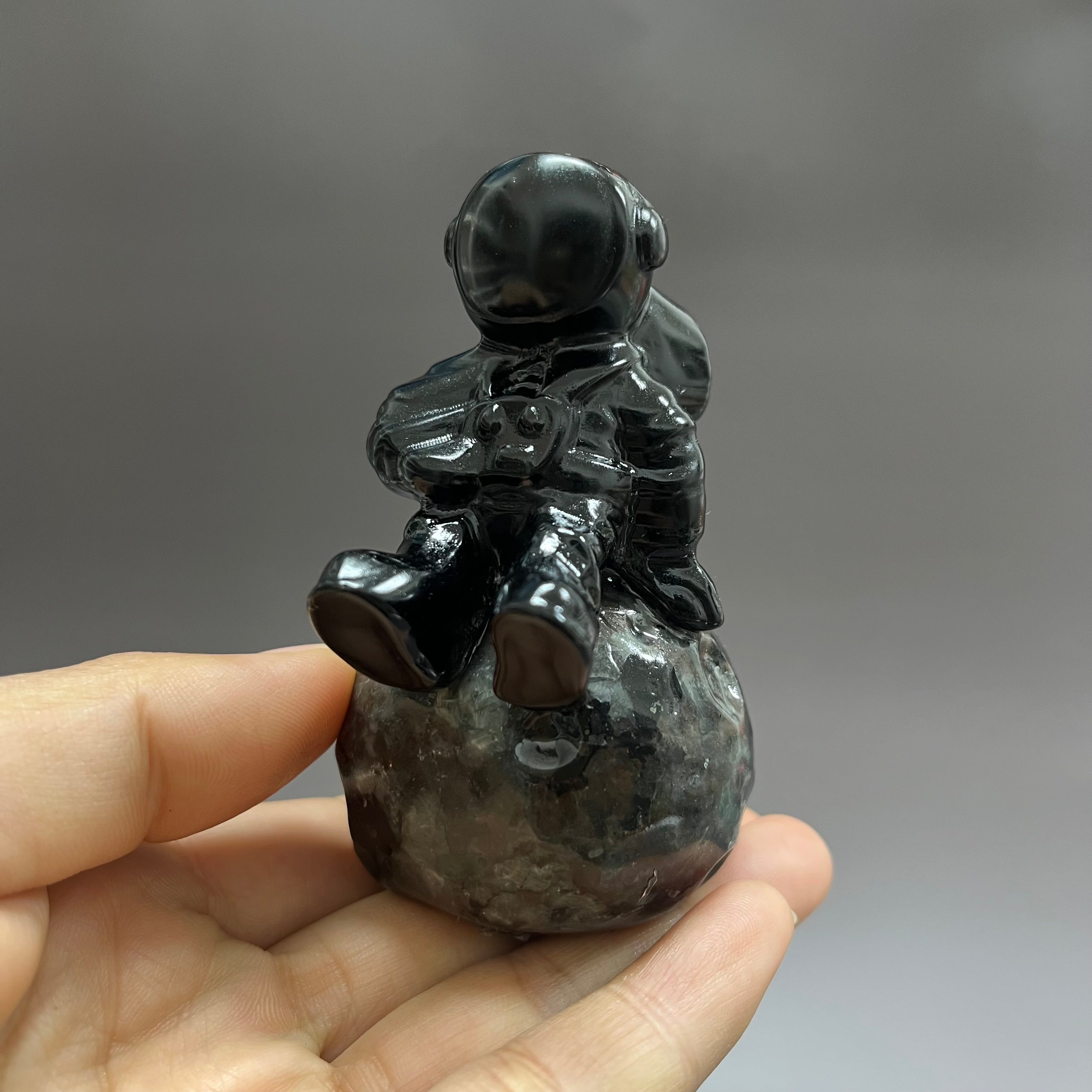 Astronaut on Moon Carving