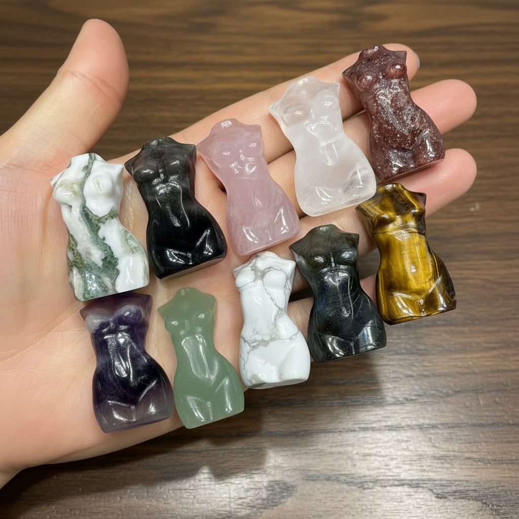 3cm lady body carving