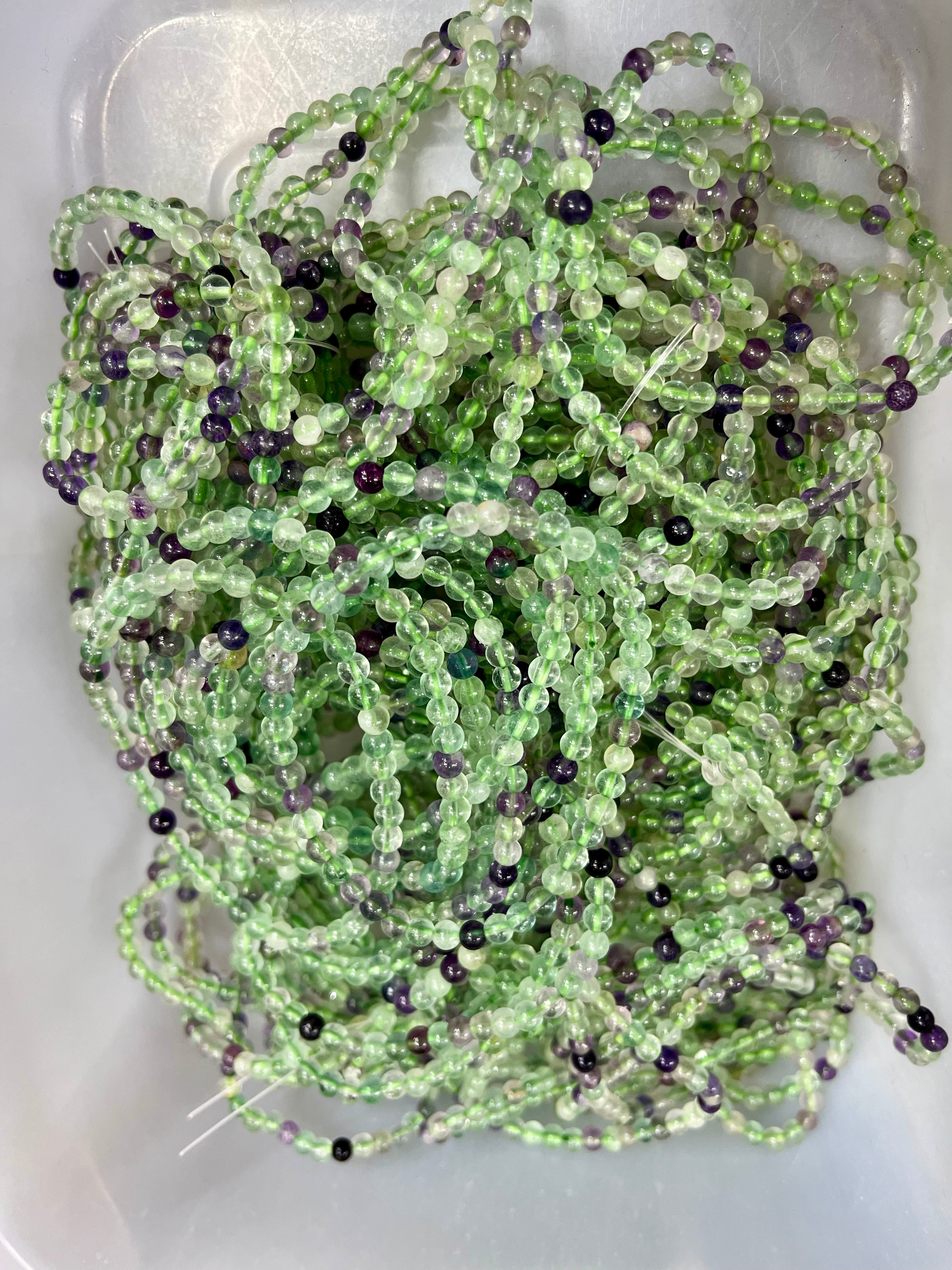4mm prehnite  bracelet wholesale