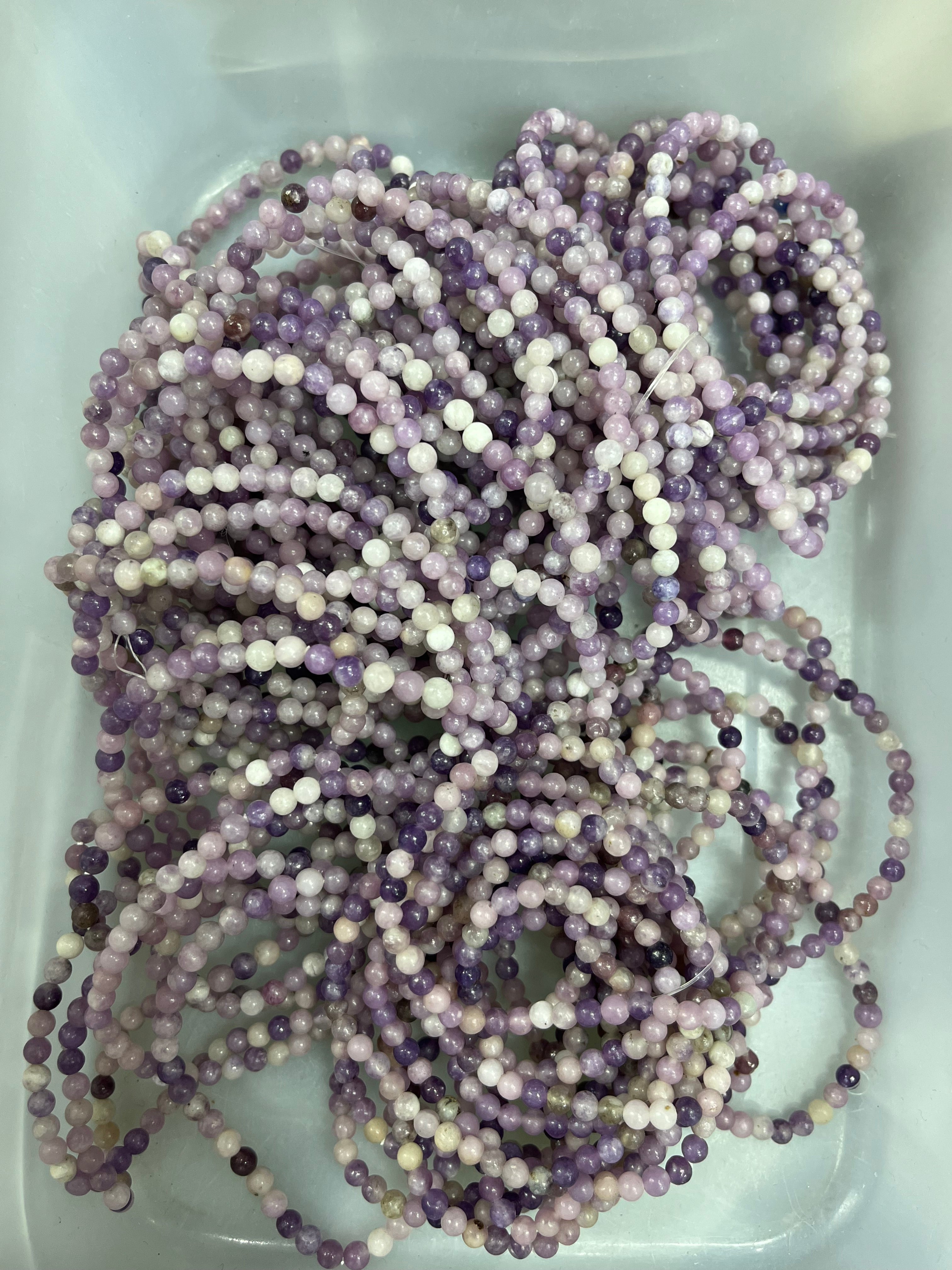 4mm lepidolite bracelet wholesale