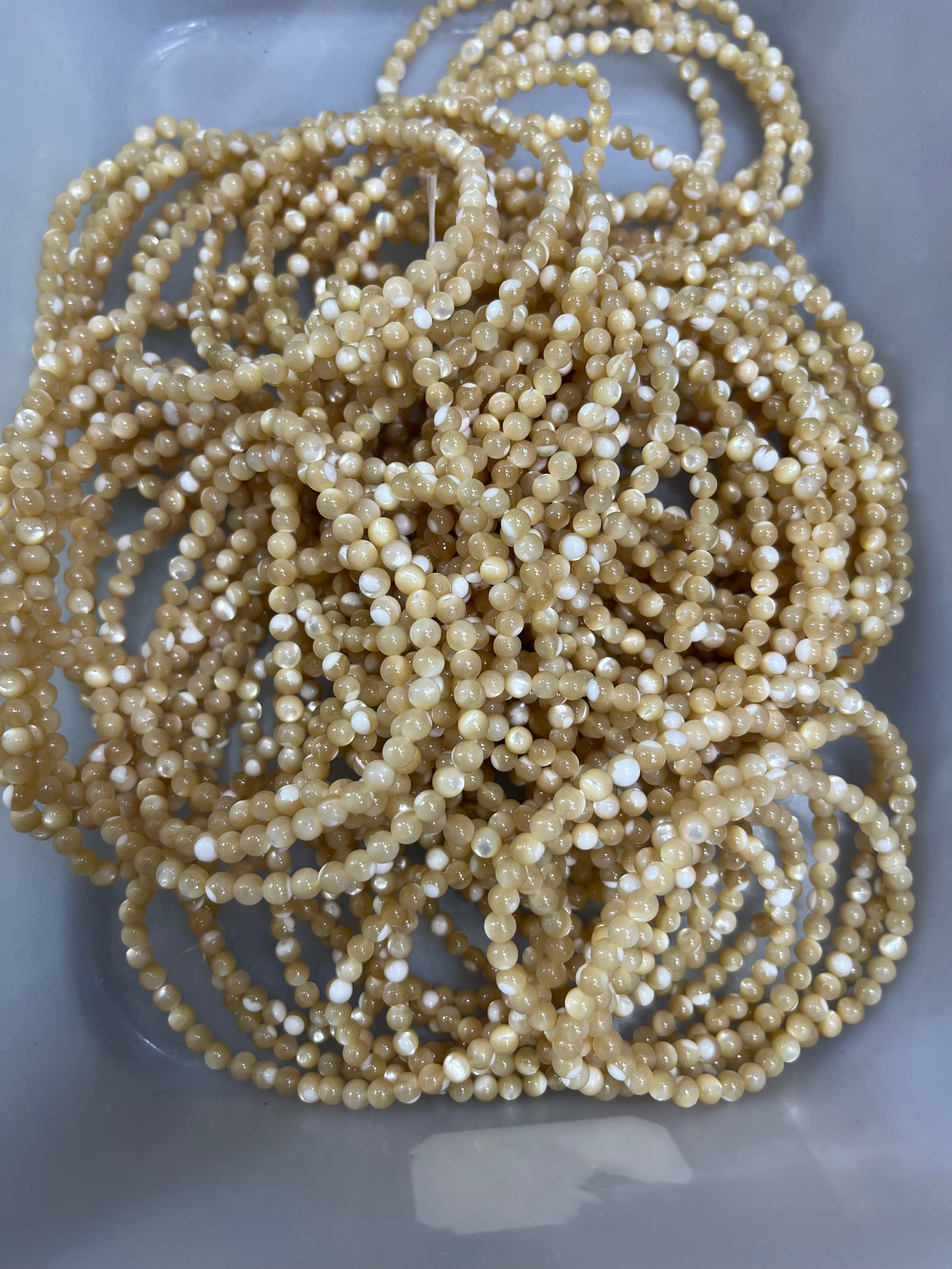 4mm camel shell bracelet