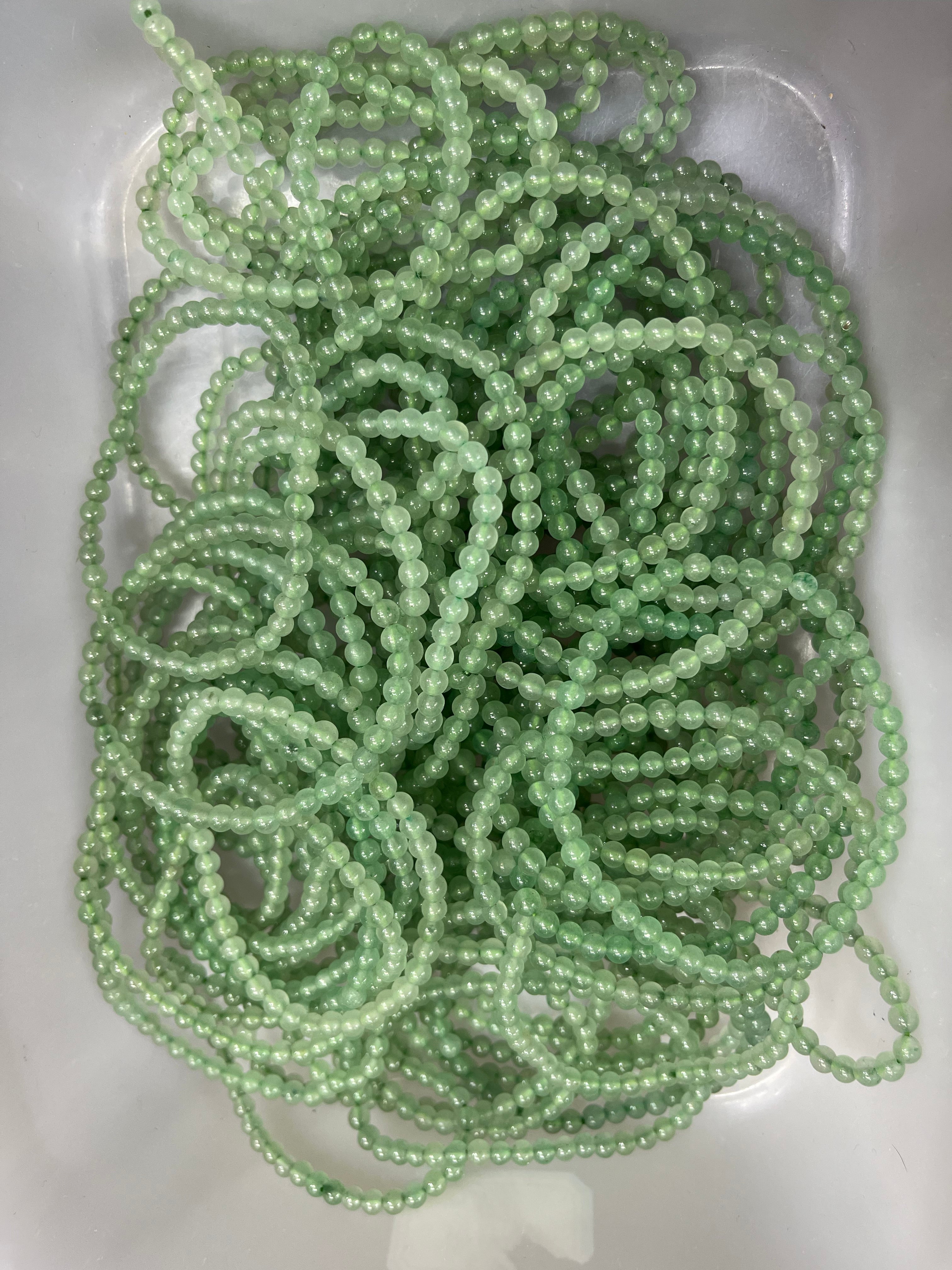 4mm green aventurine bracelet