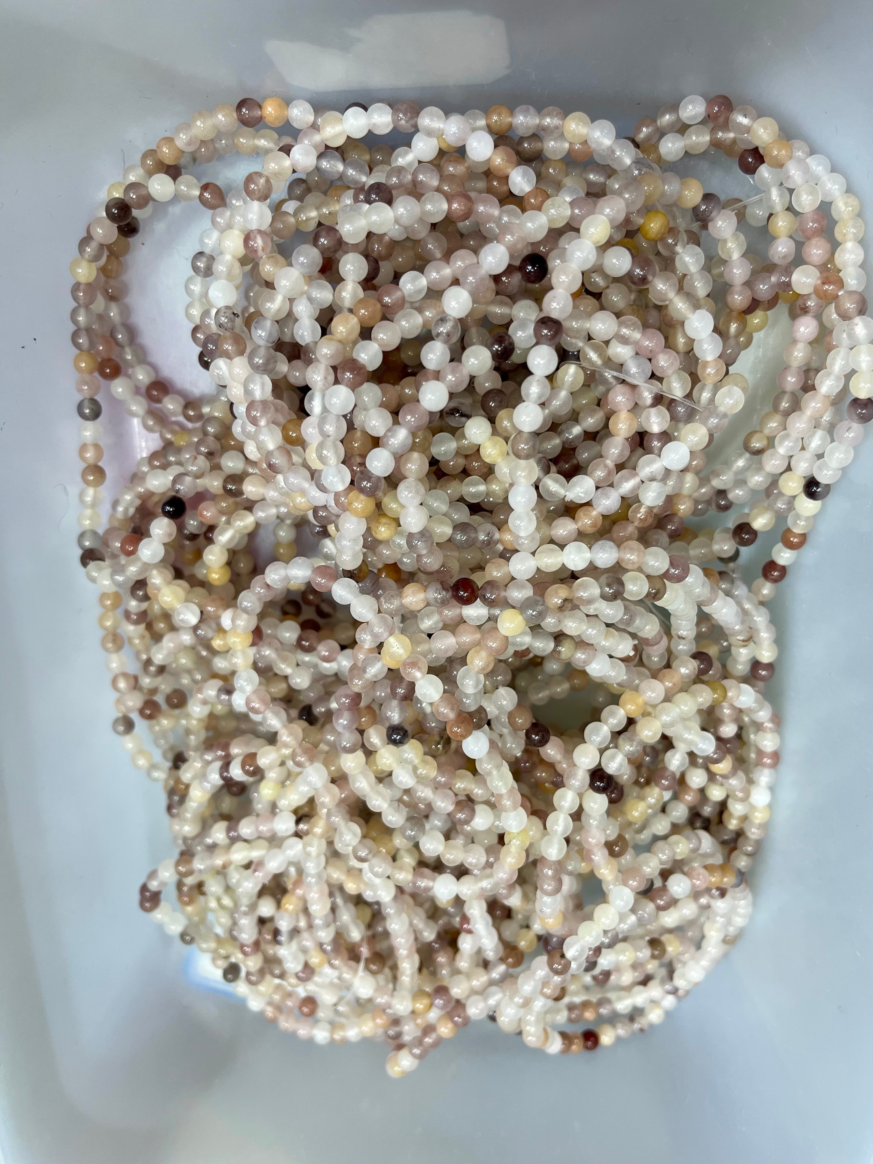 4mm violet quartz bracelet