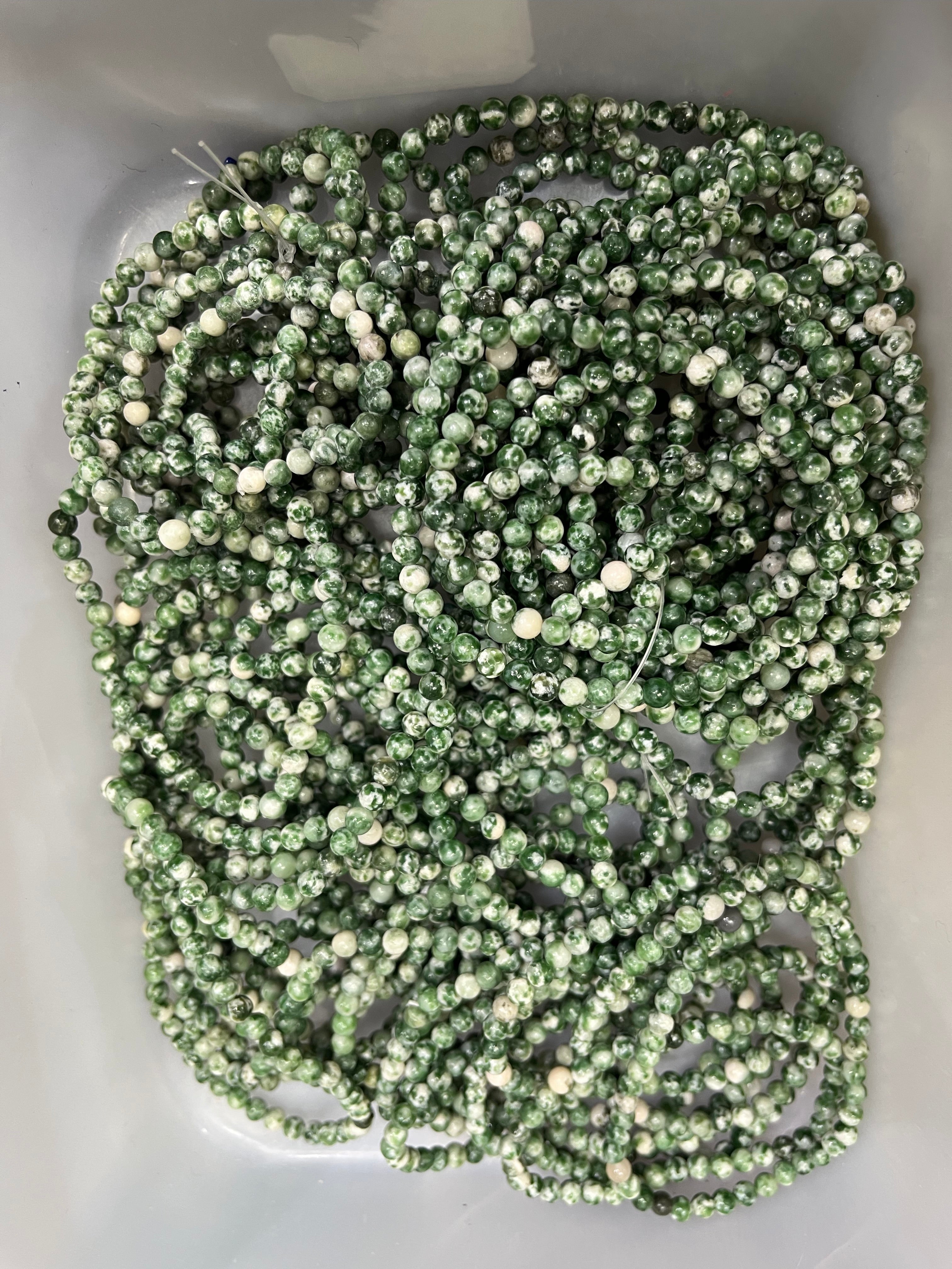 4mm Qinghai jade bracelet