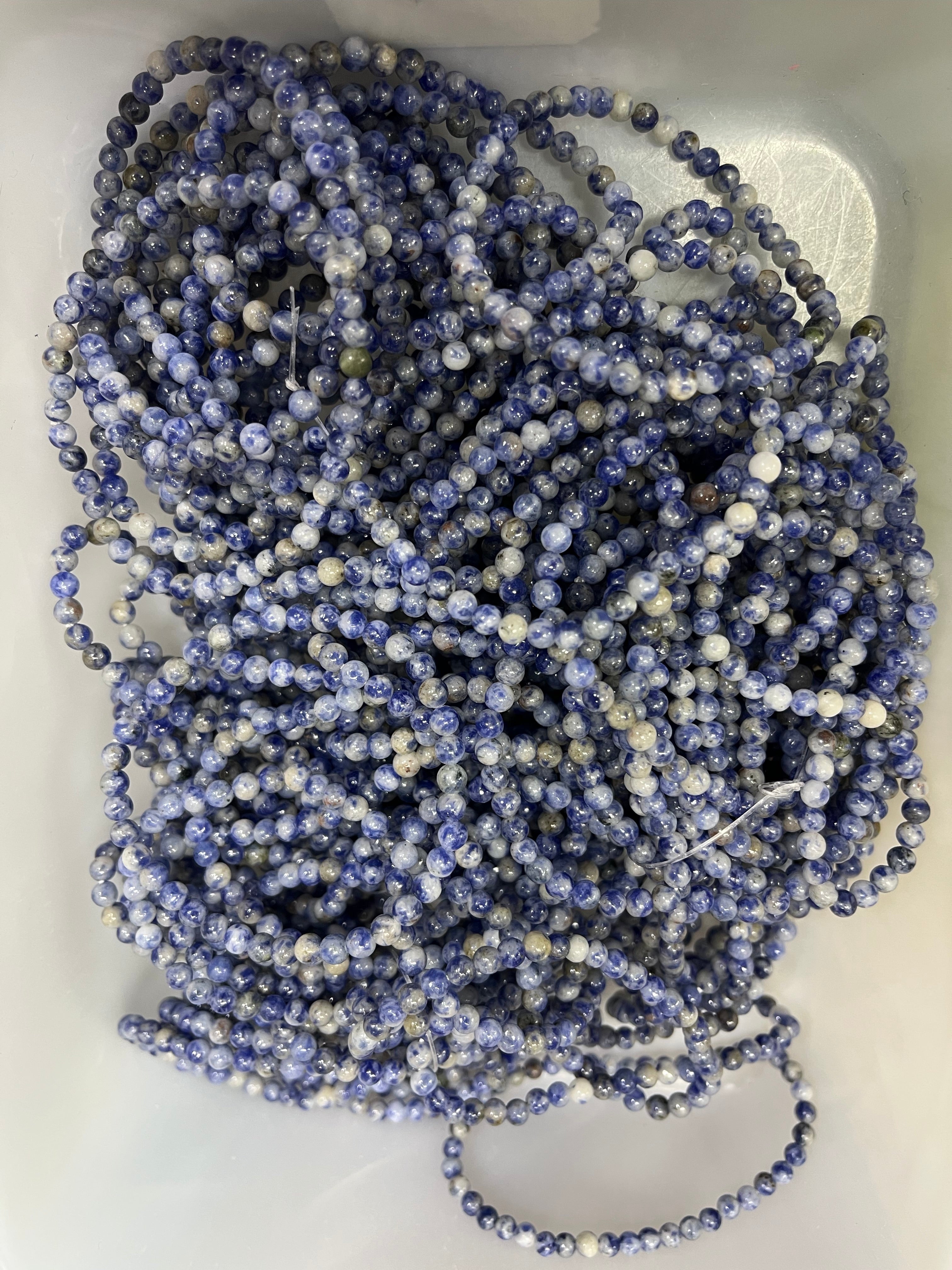 4mm dreamy sodalite bracelet