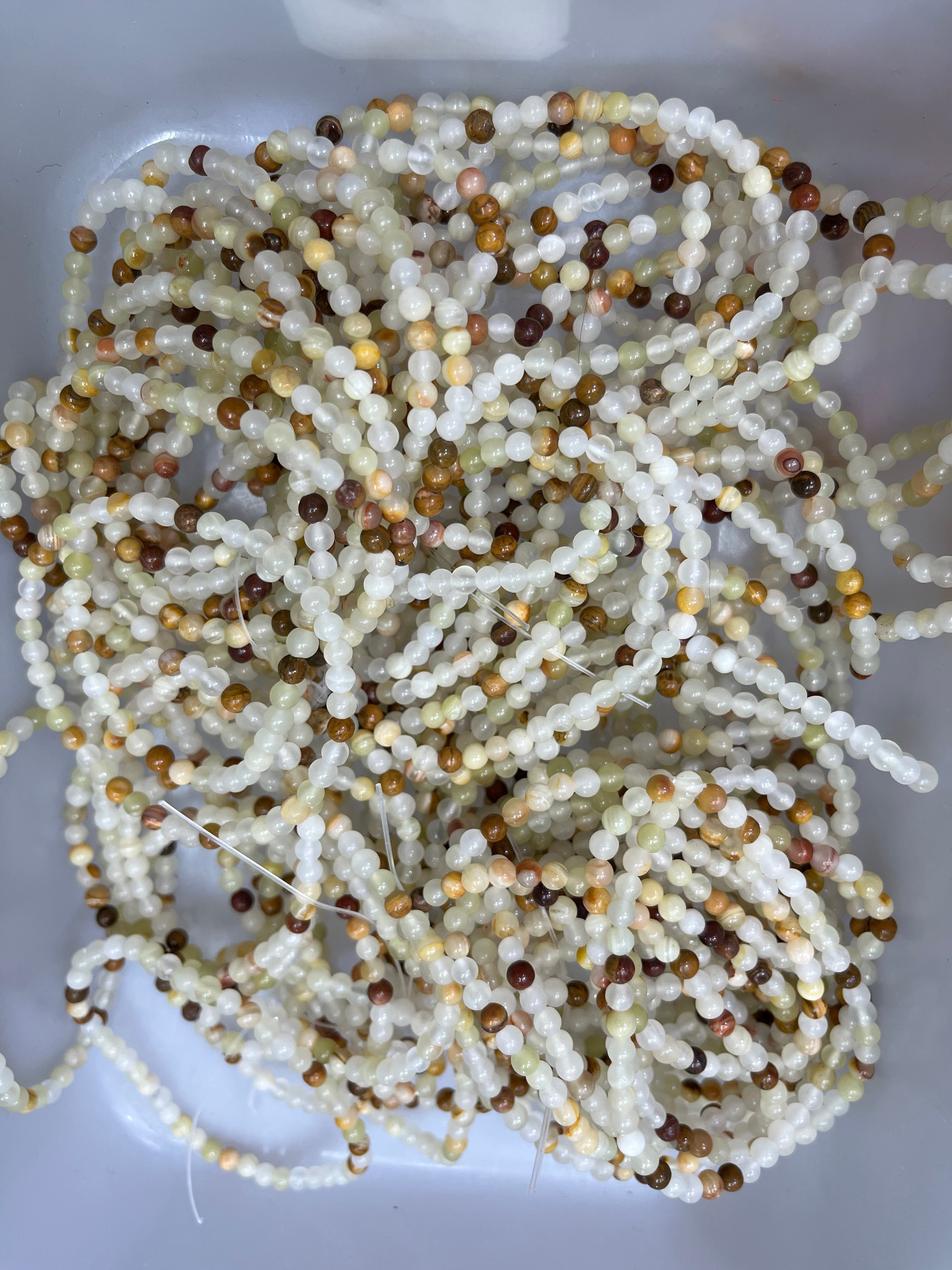 4mm afghan jasper bracelet