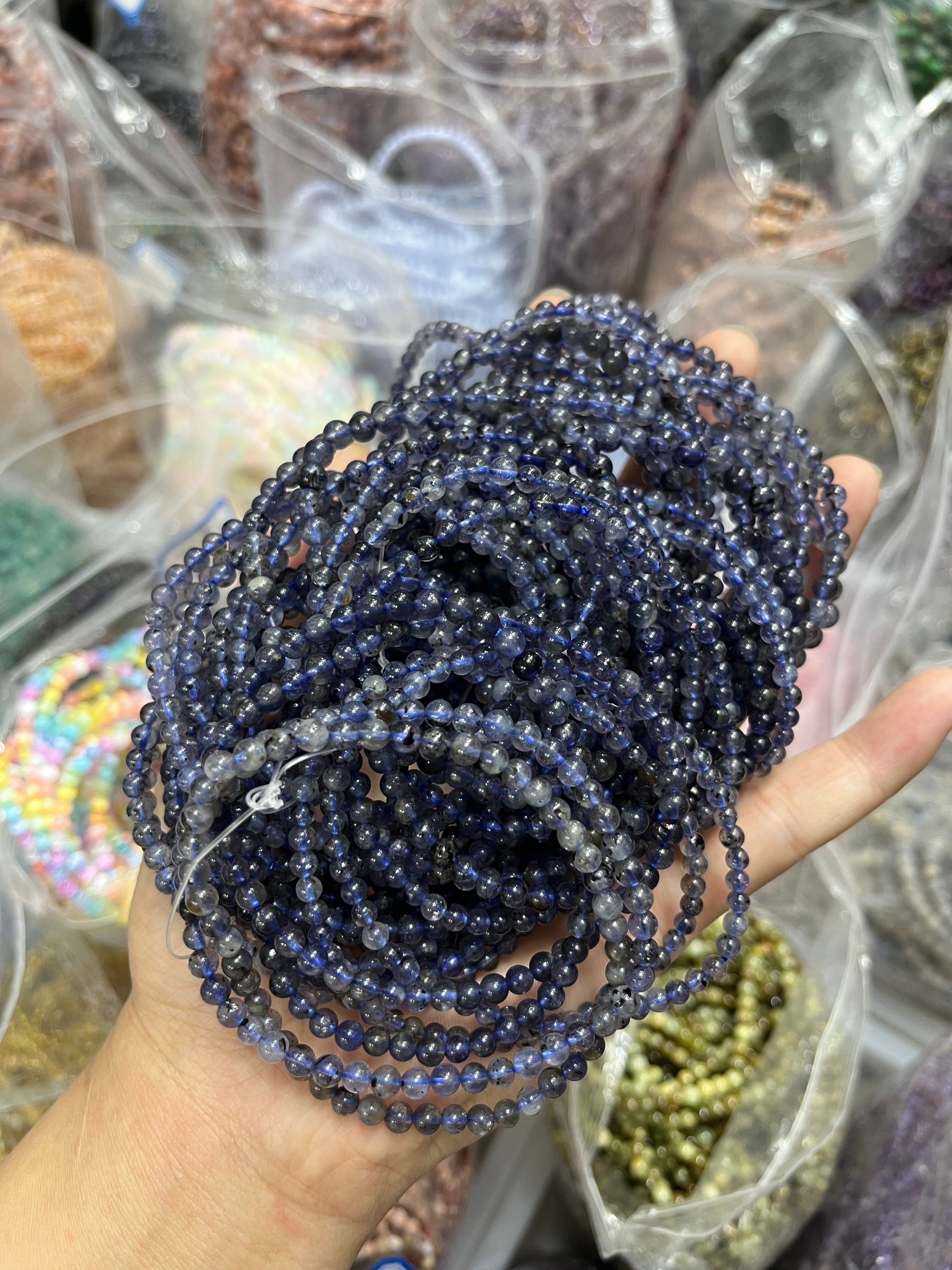 4mm cordierite bracelet wholesale