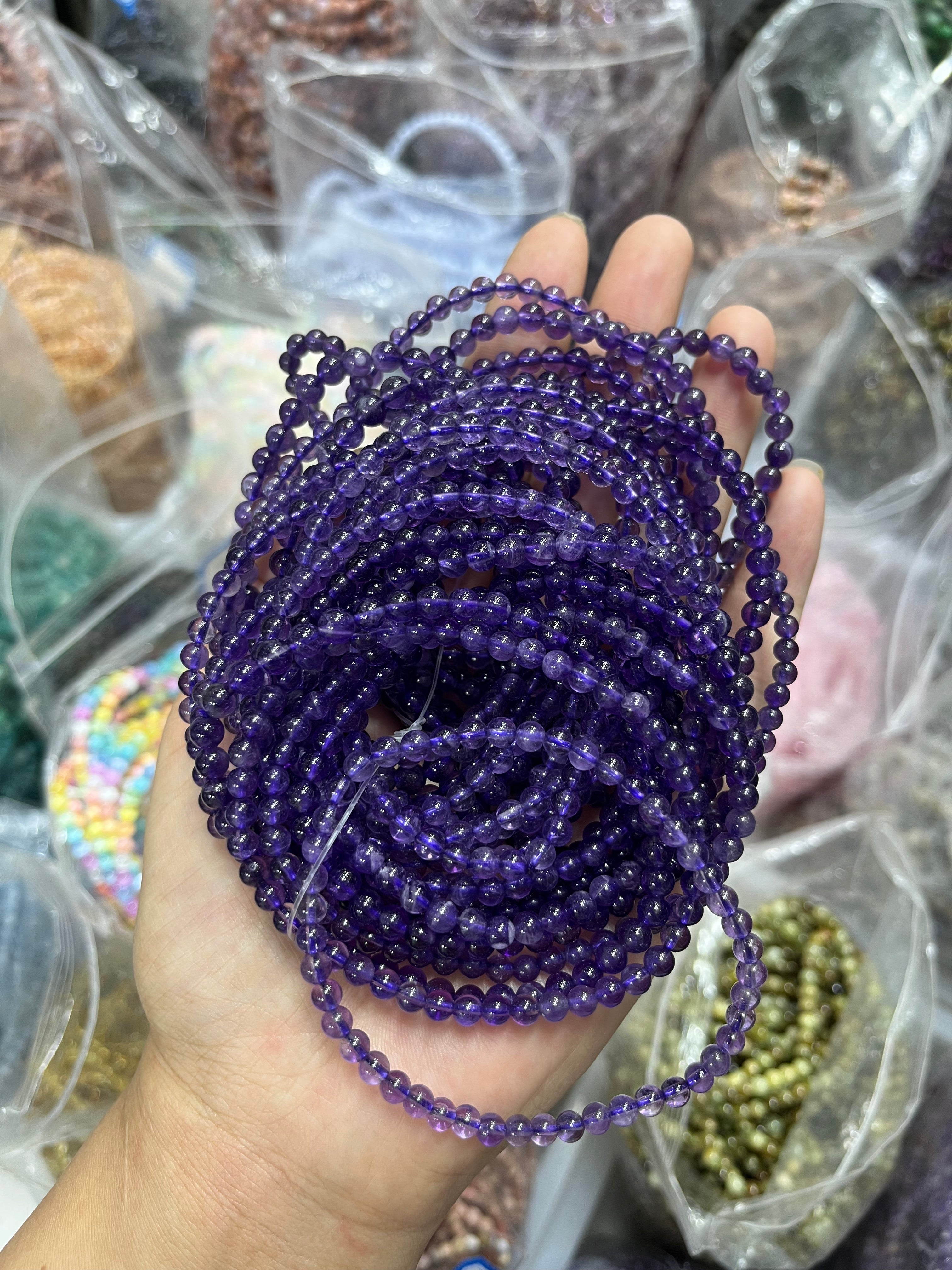 4mm amethyst bracelet wholesale