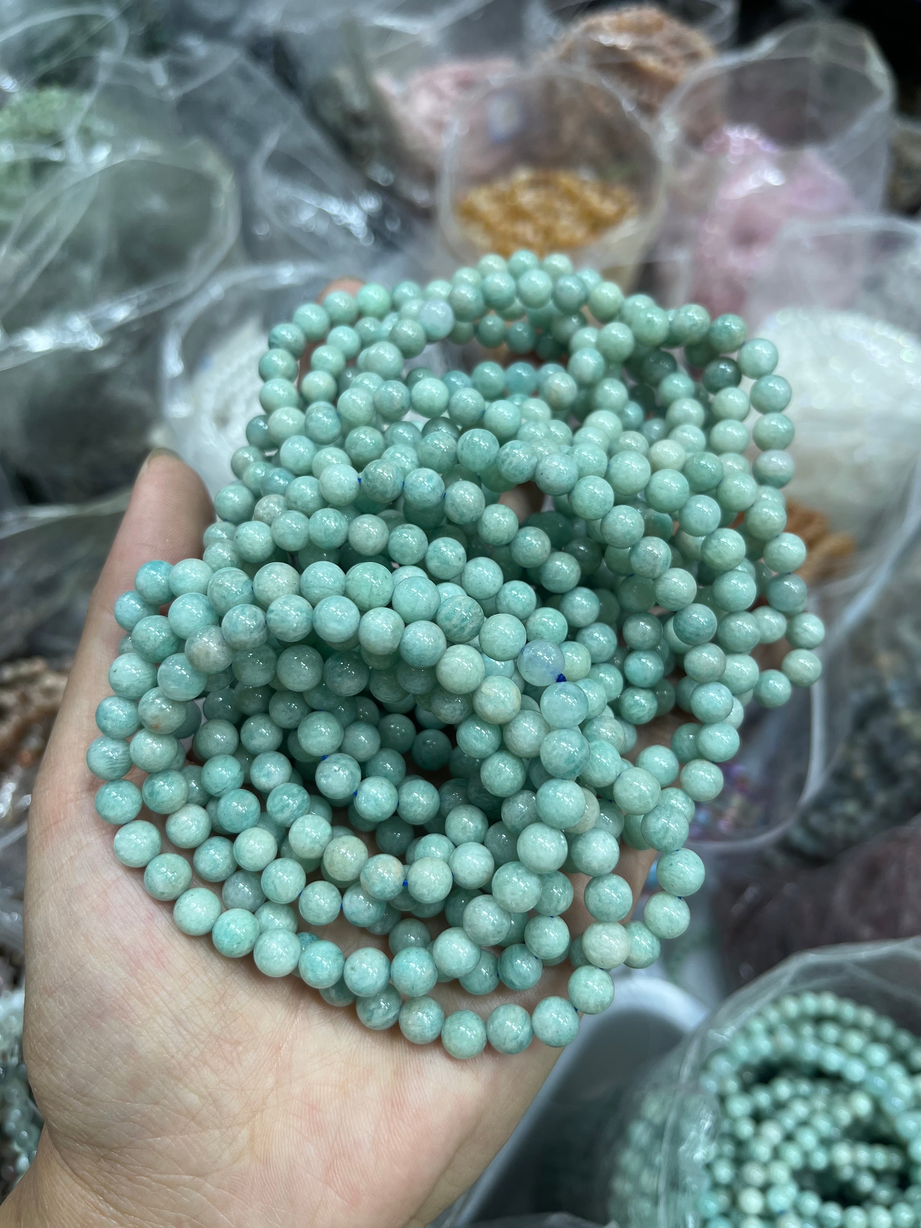6mm amazonite bracelet wholesale