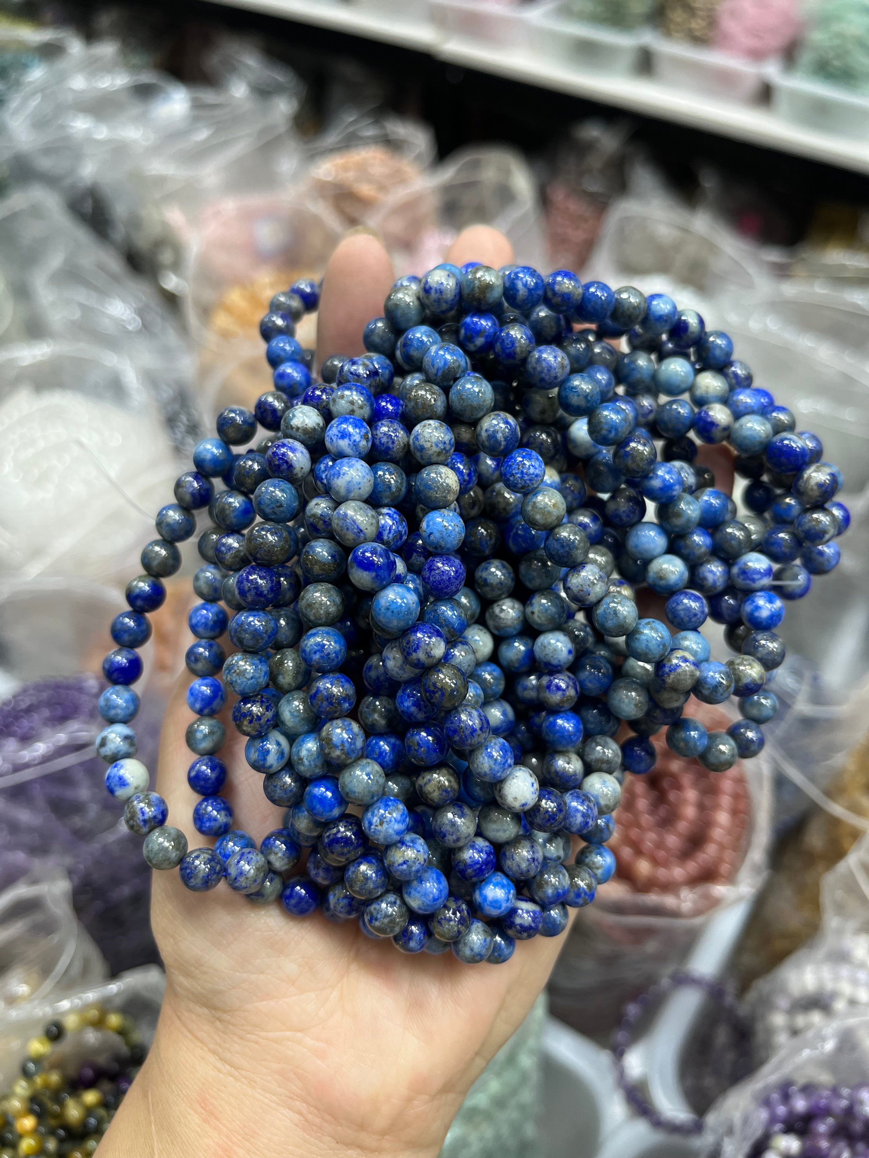 6mm lapis lazuli bracelet wholesale