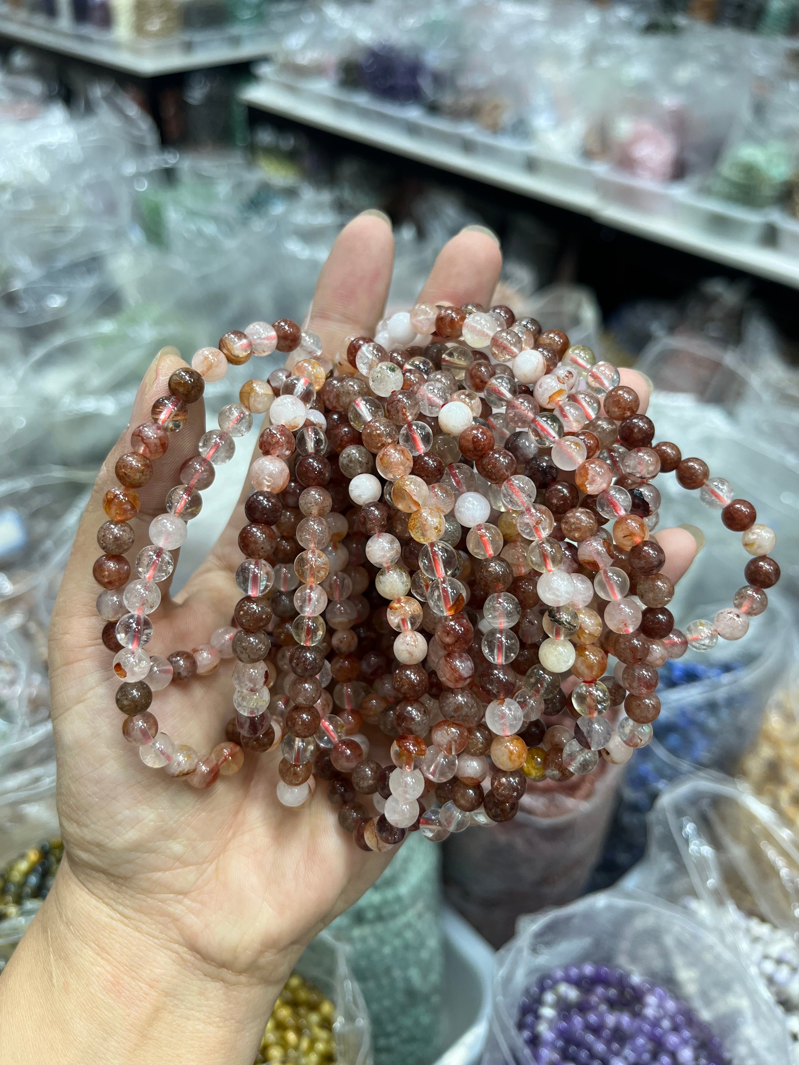 6mm fire quartz bracelet