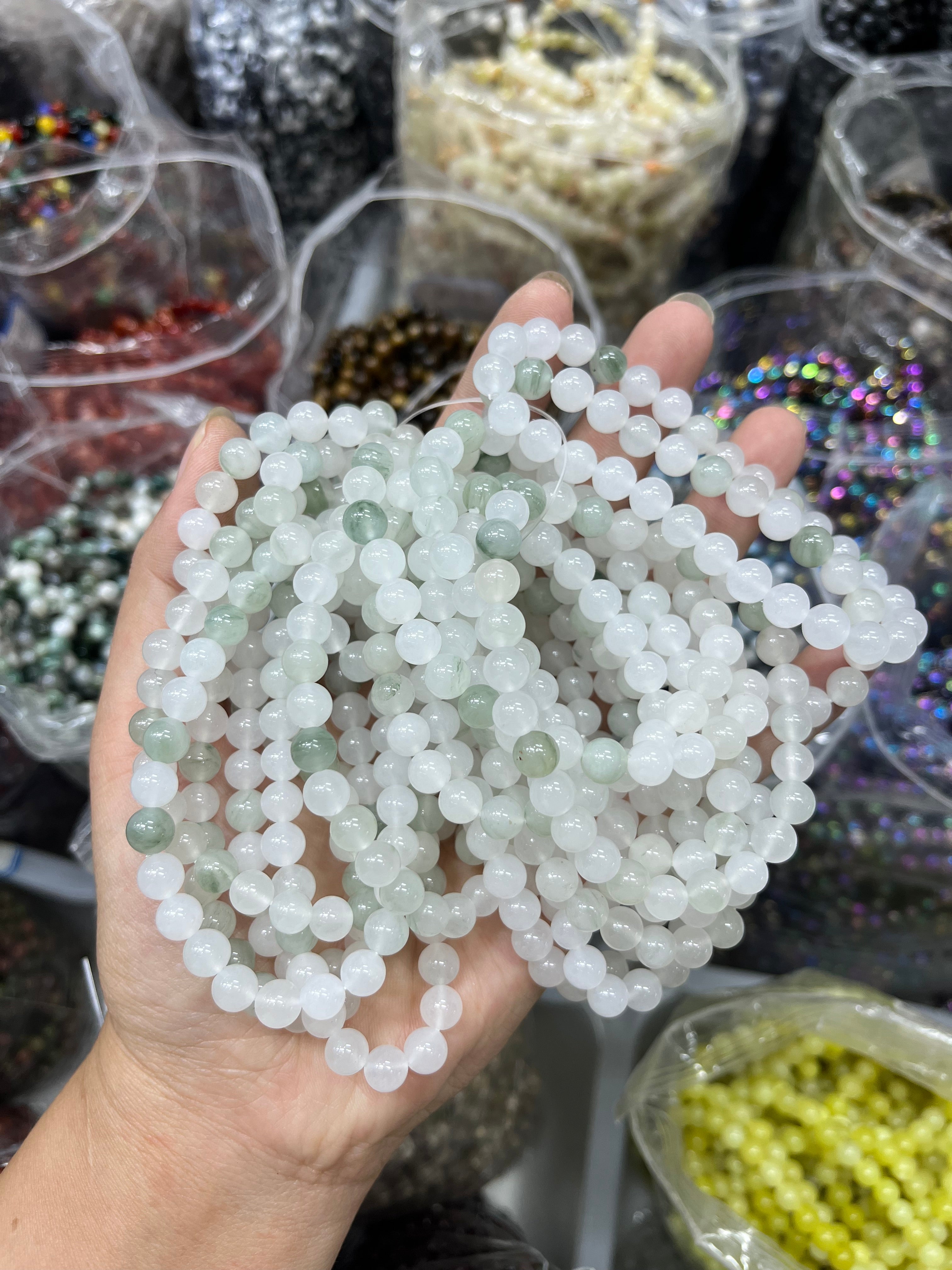 6mm Tianshan jade bracelet
