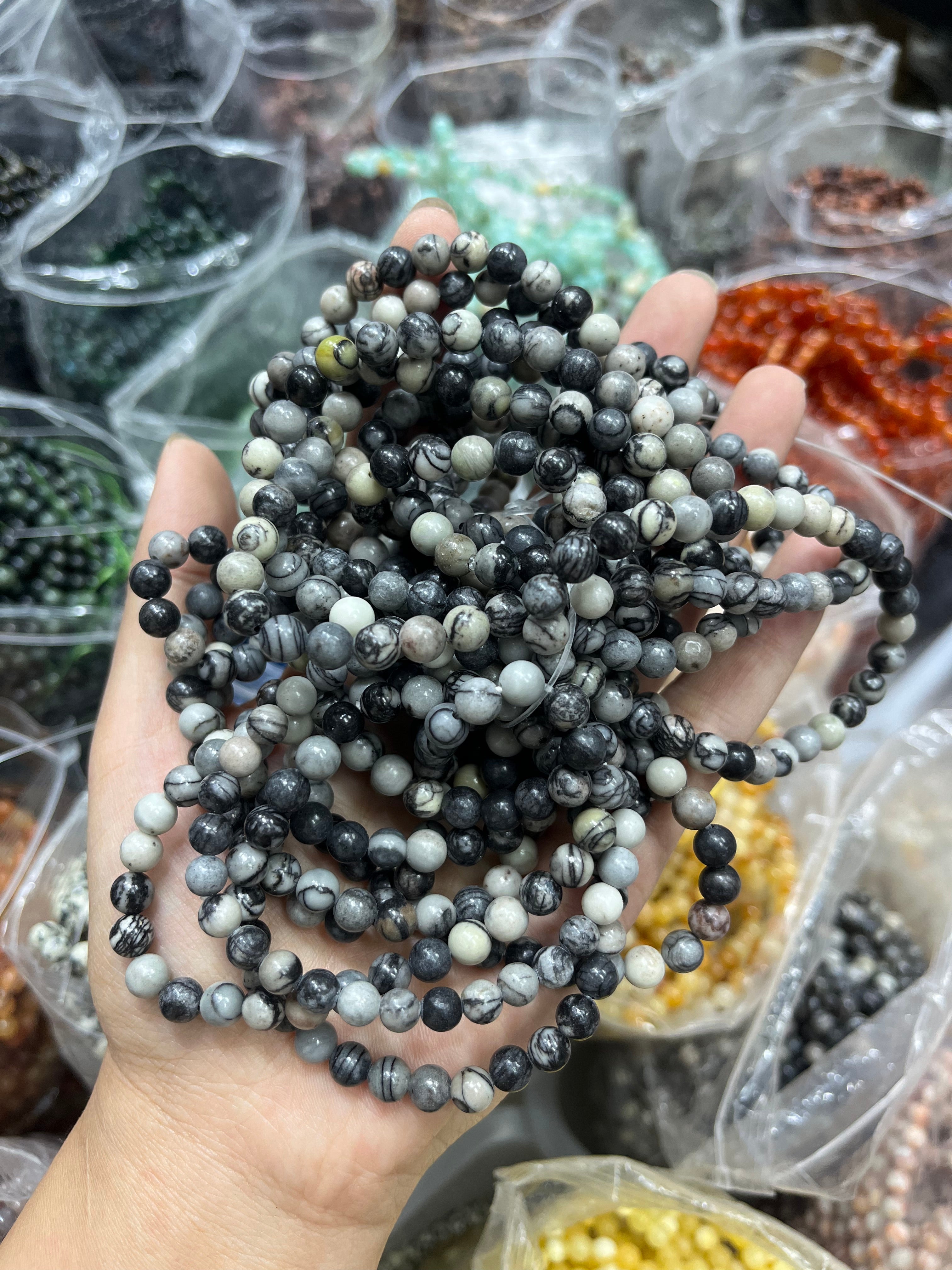 6mm spider web bracelet