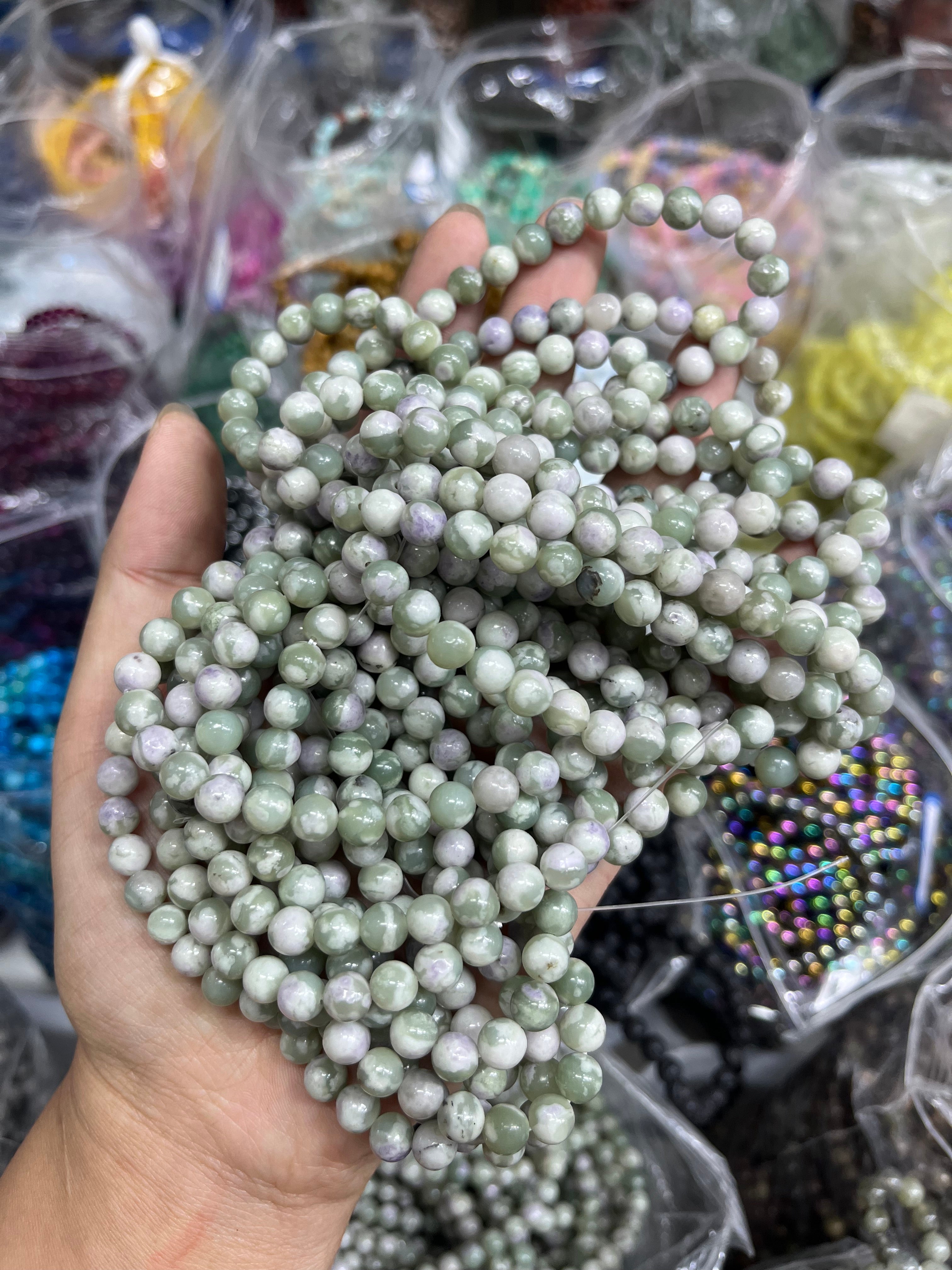 6mm peace jade bracelet