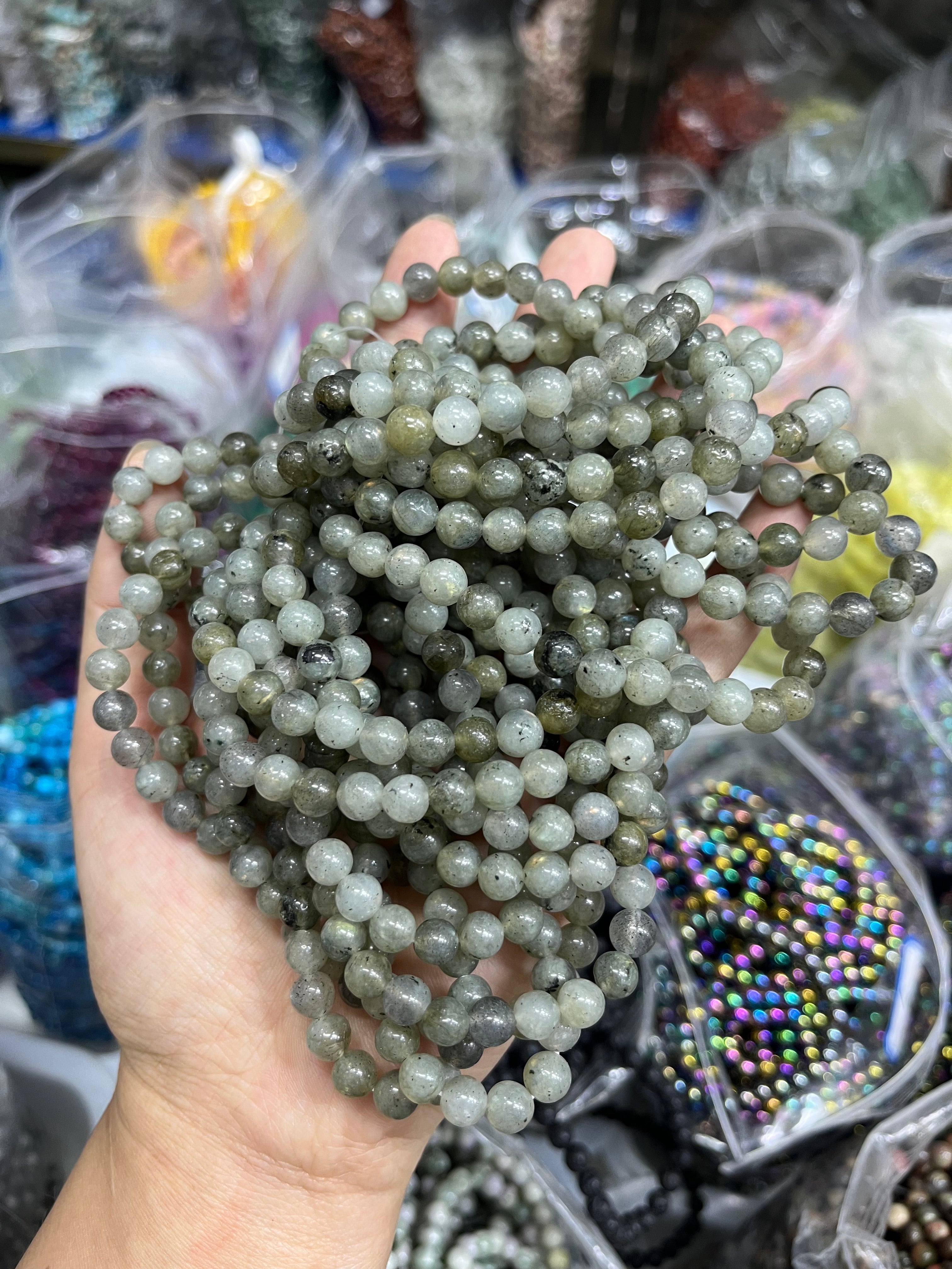 6mm labradorite bracelet