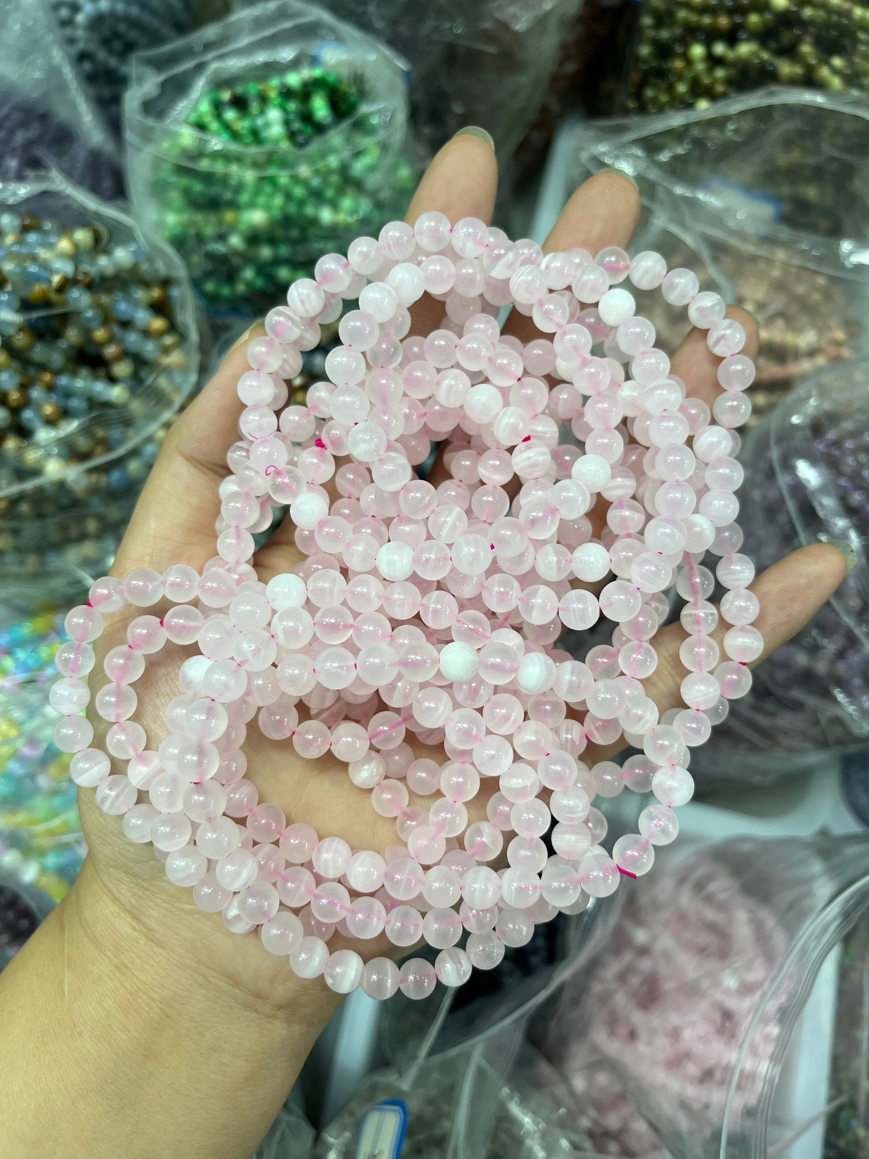 6mm mangano calcite bracelet wholesale