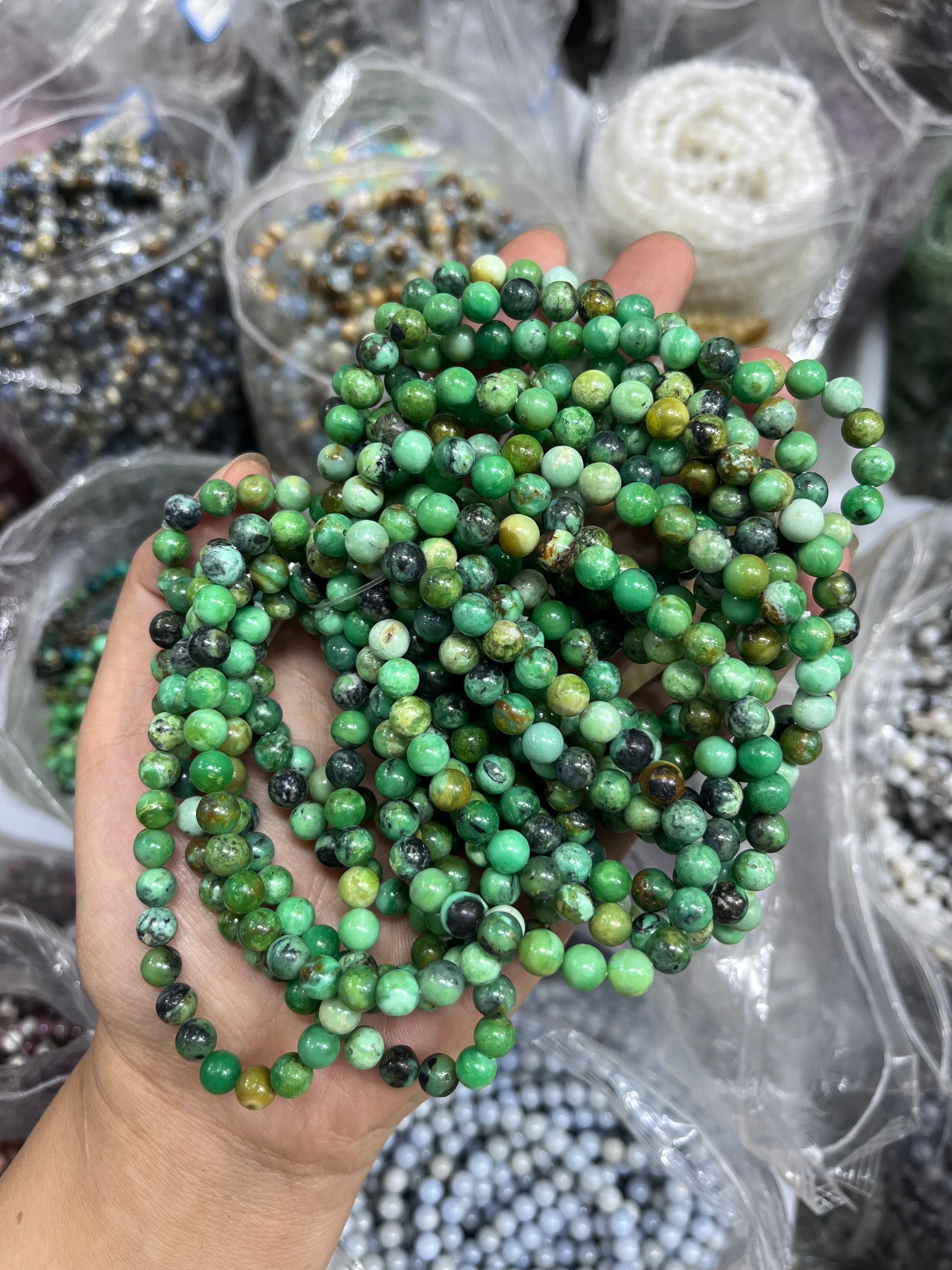 6mm variscite bracelet wholesale