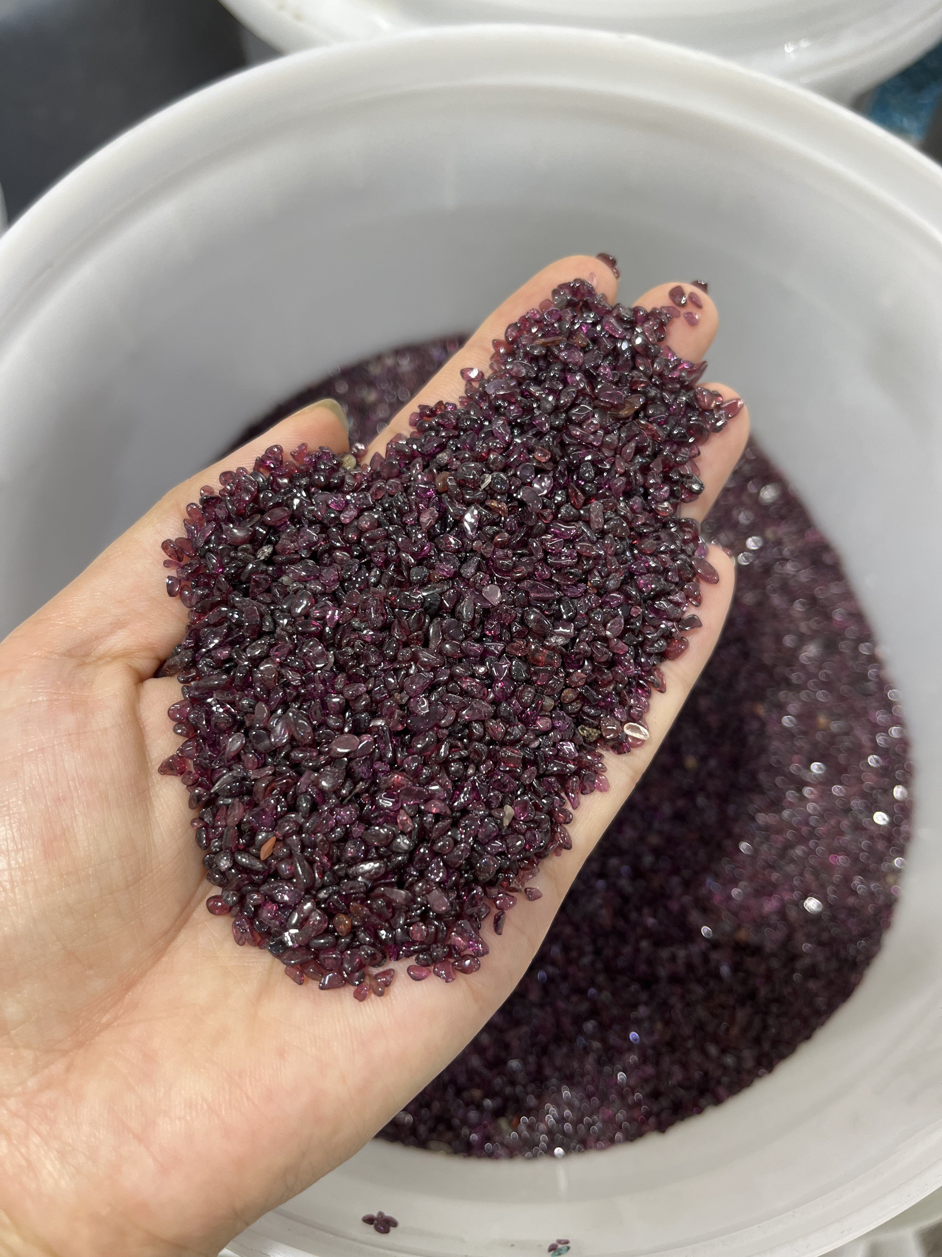garnet chips