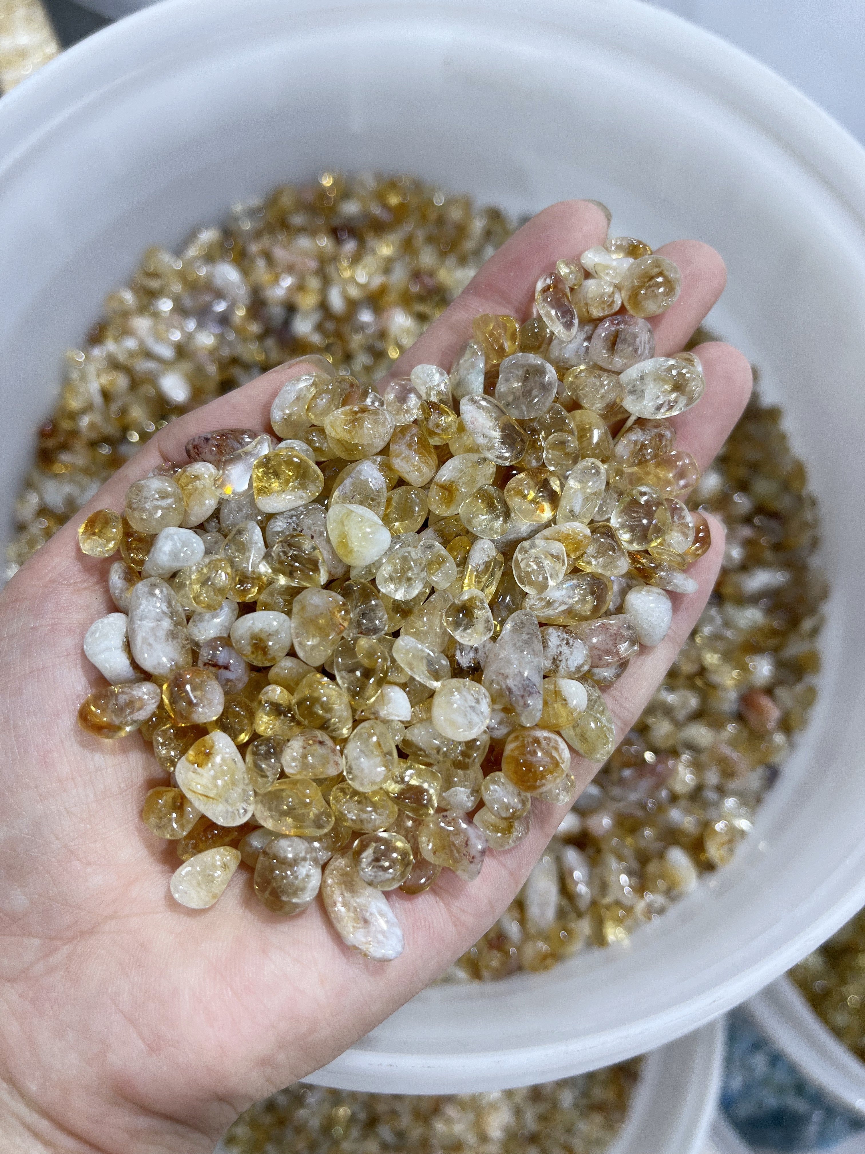 Brazil citrine chips