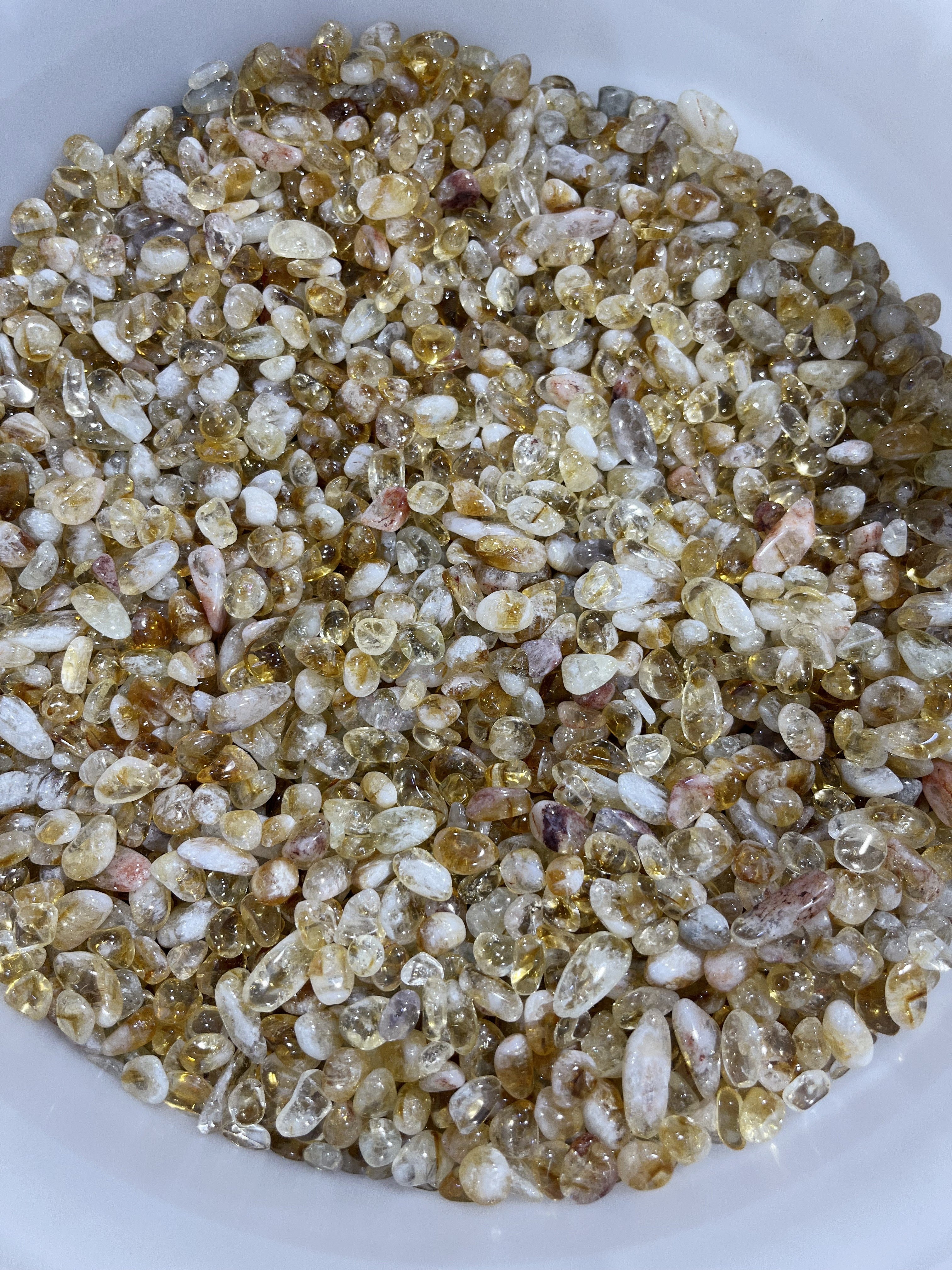 Brazil citrine chips