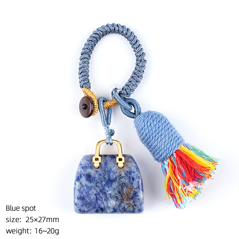 Mini Bag Key Chains Bag Chains with Tassel Car Hanging