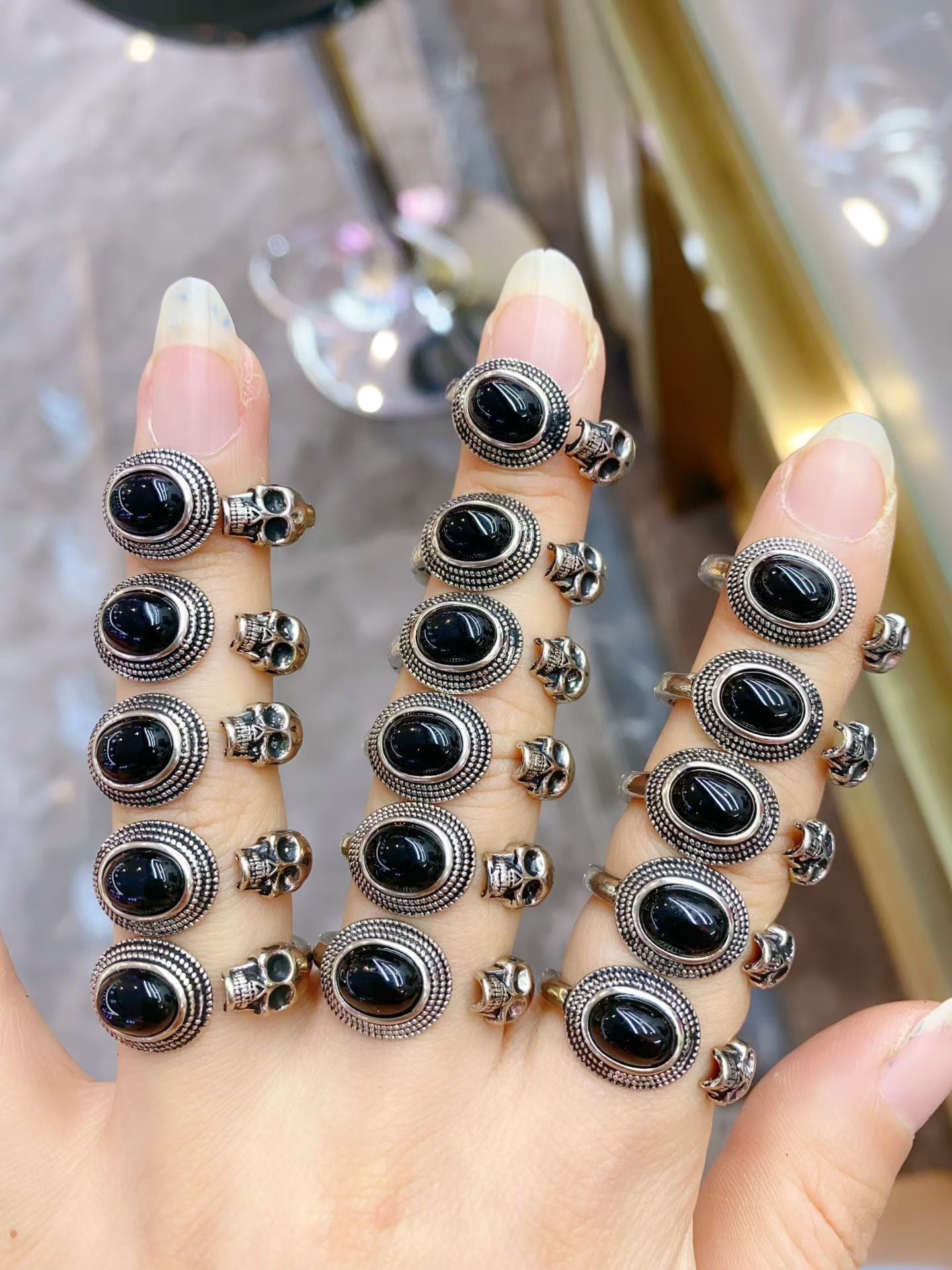Adjustable Skull ring