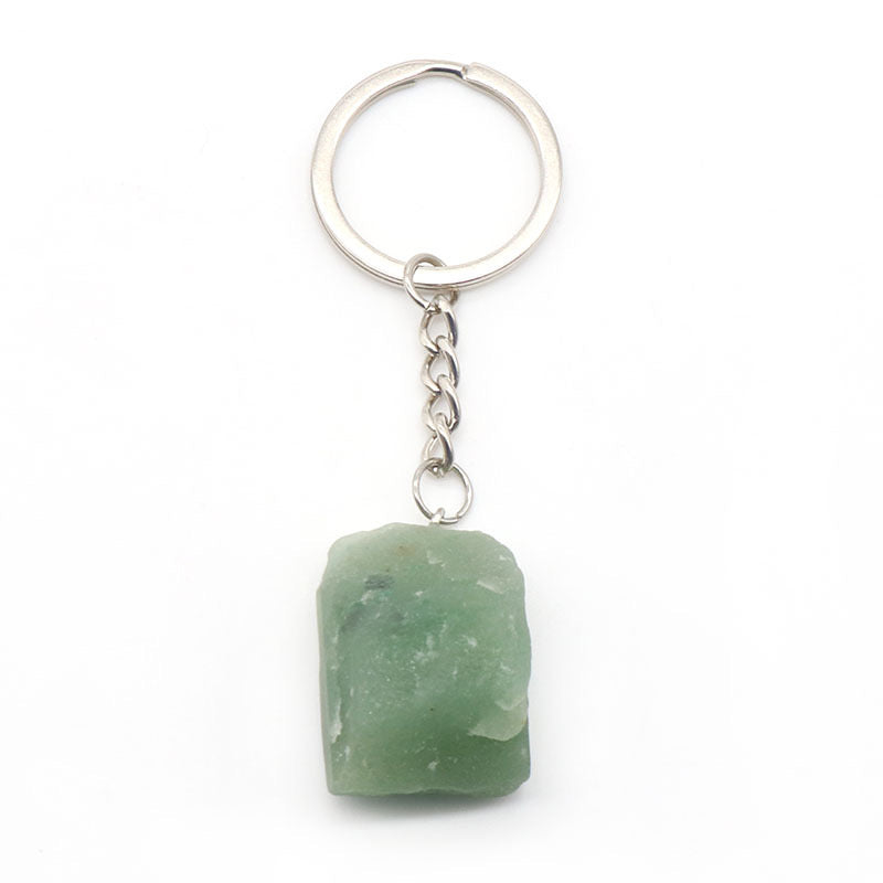 Raw Stone Keyring Keychain Bag Chain