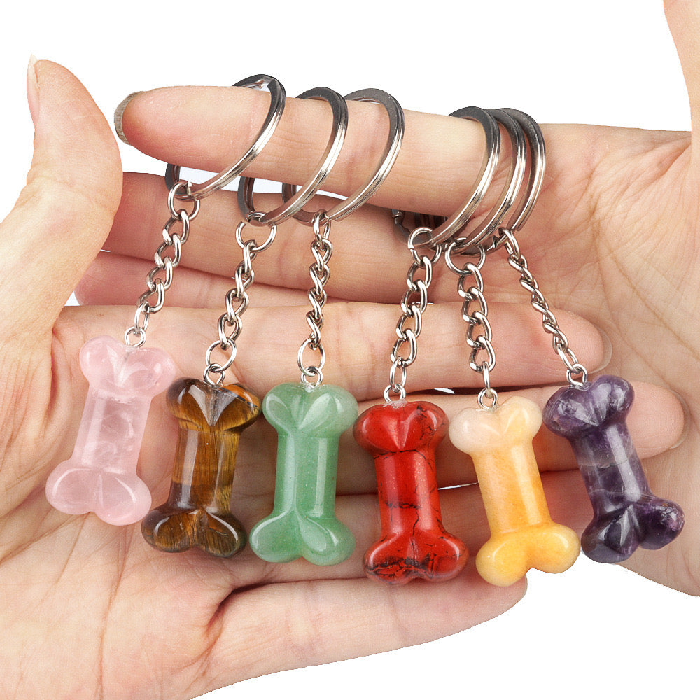 Bone Keyring Keychain