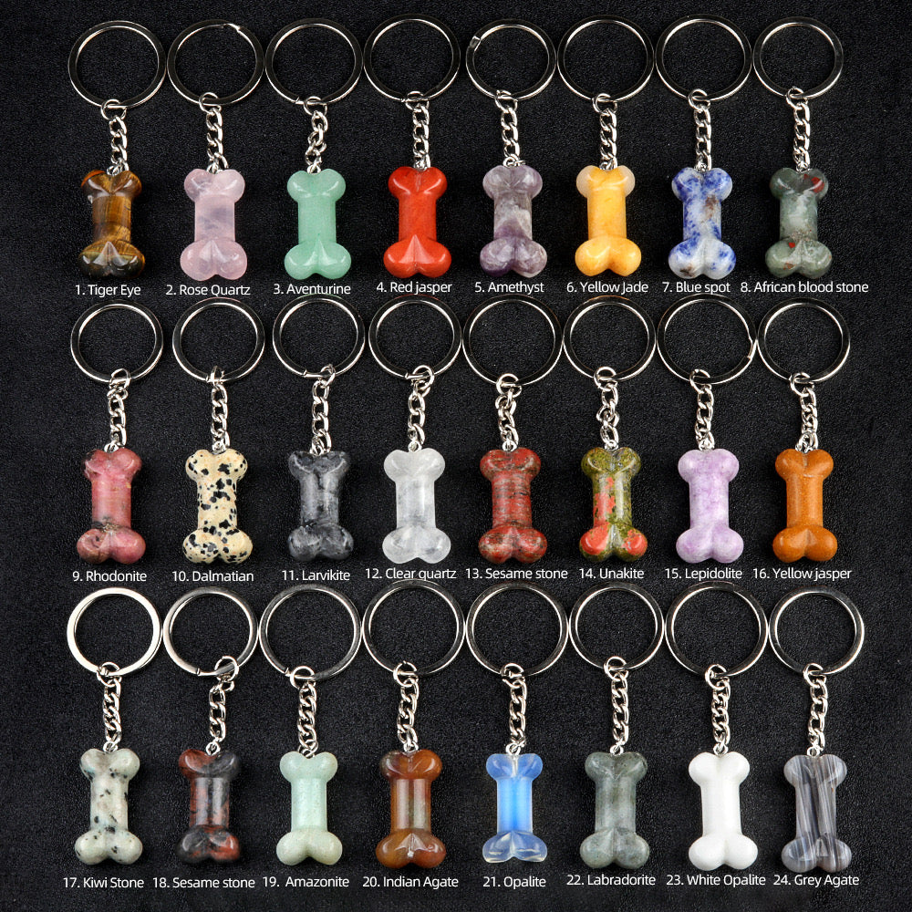 Bone Keyring Keychain