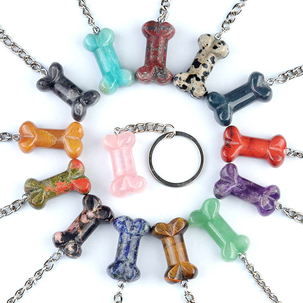 Bone Keyring Keychain