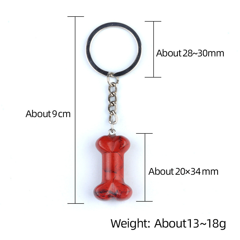 Bone Keyring Keychain