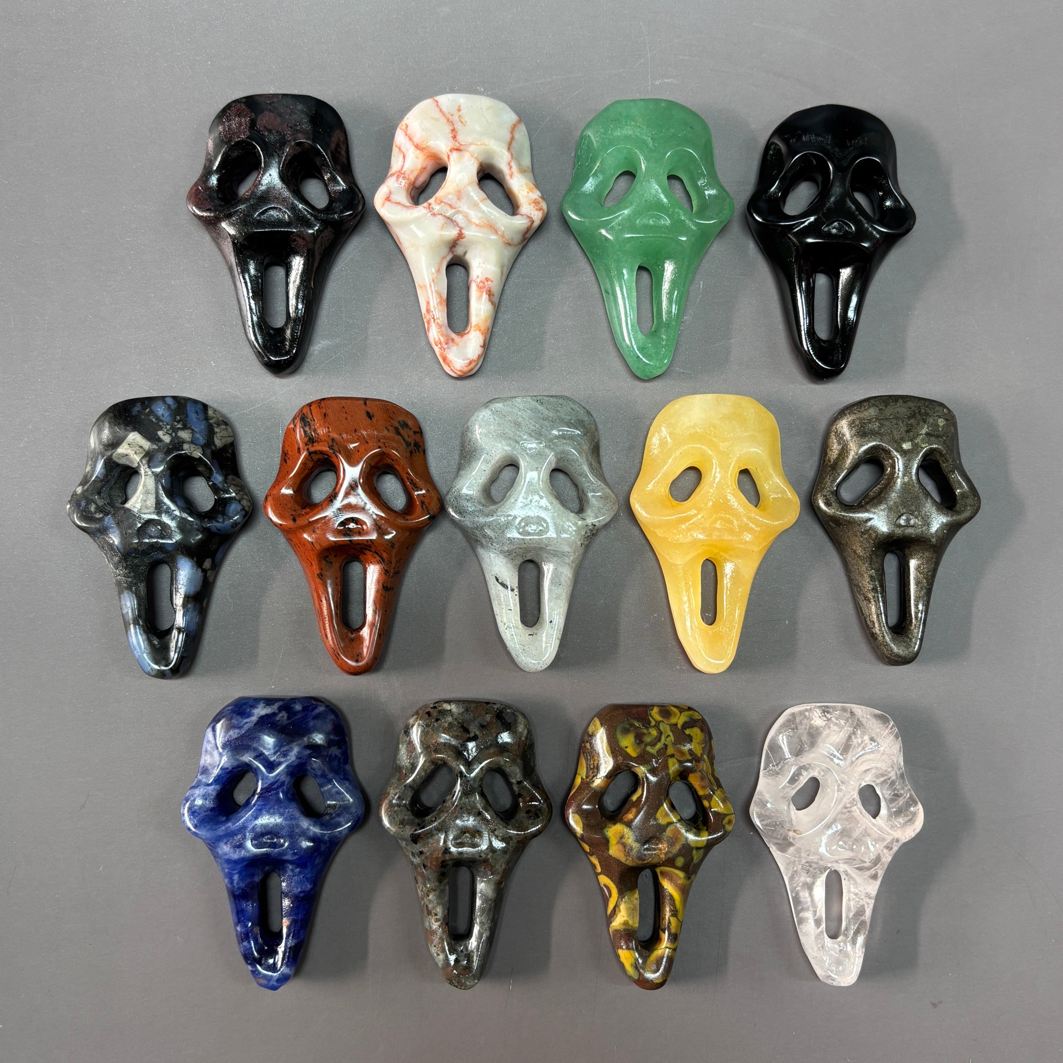 Screaming Face Carving