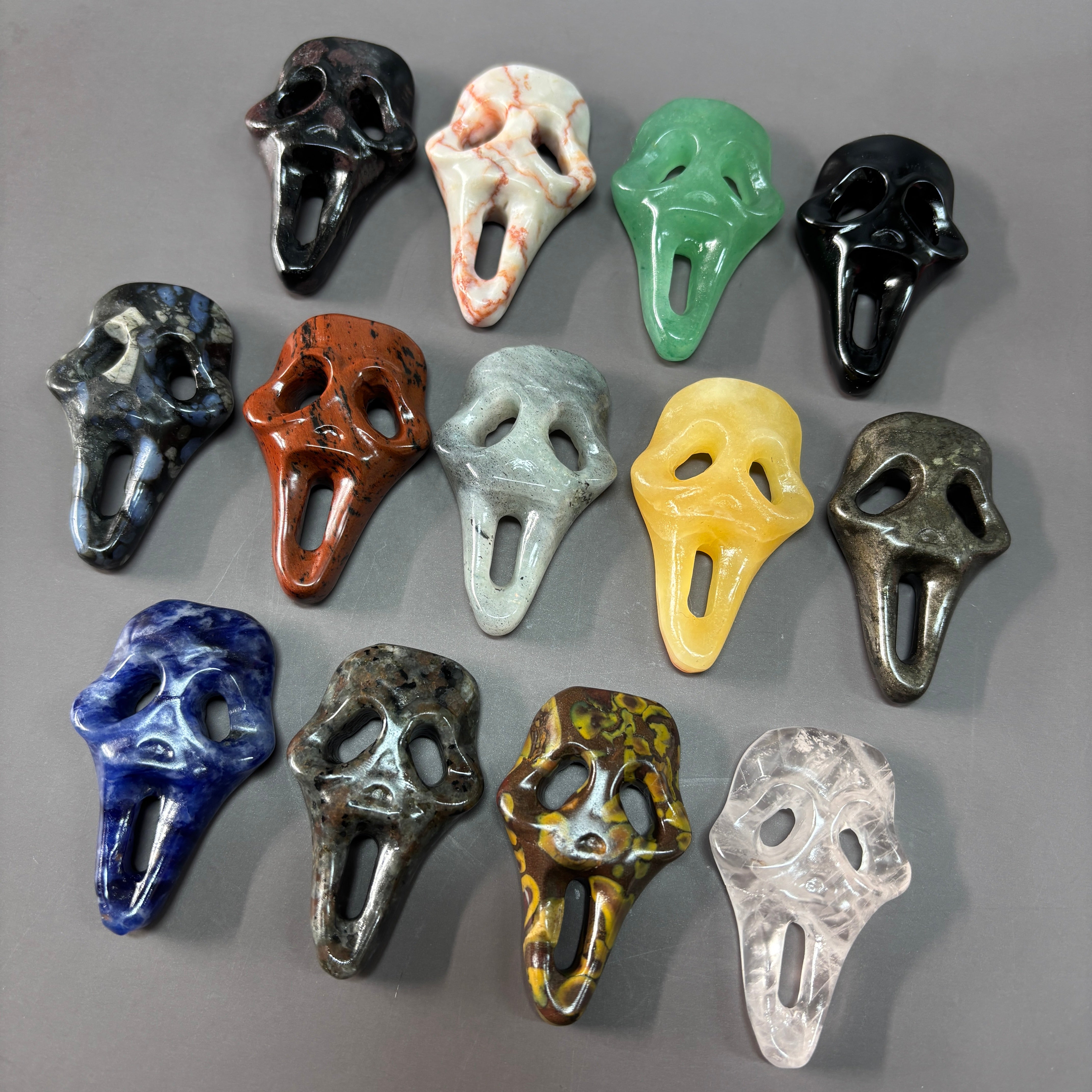 Screaming Face Carving