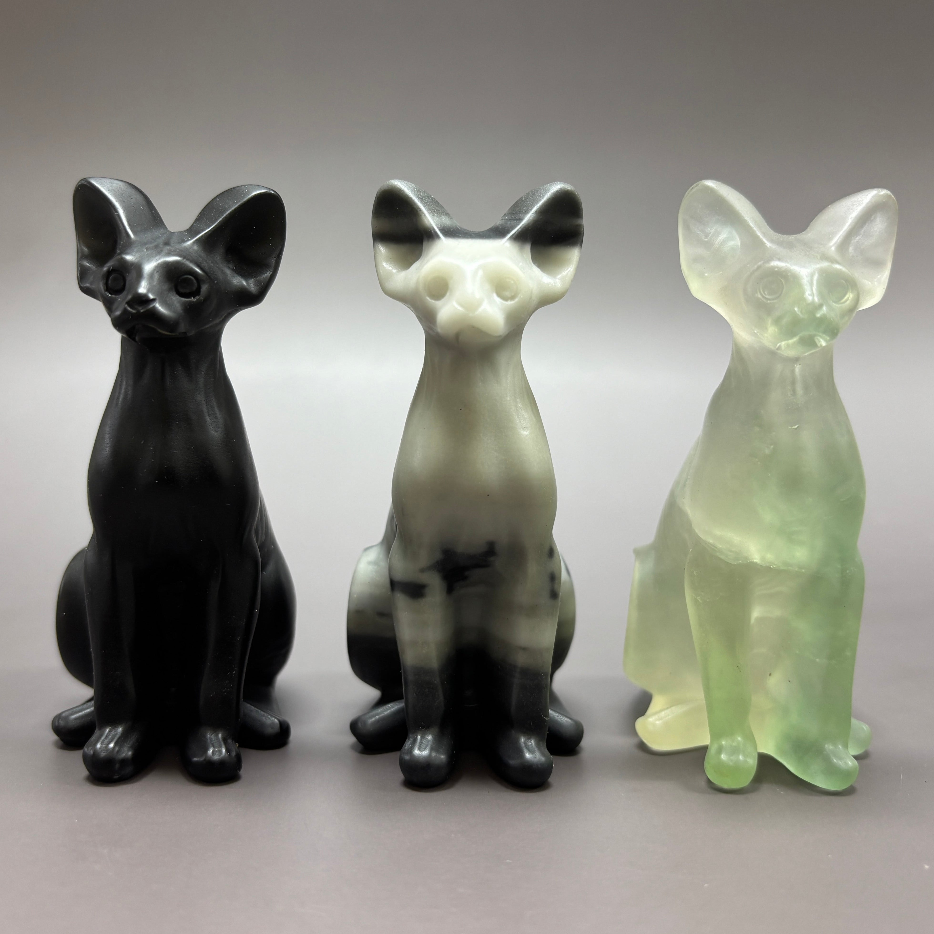 Sphynx Cat Egyptian Cat Carving