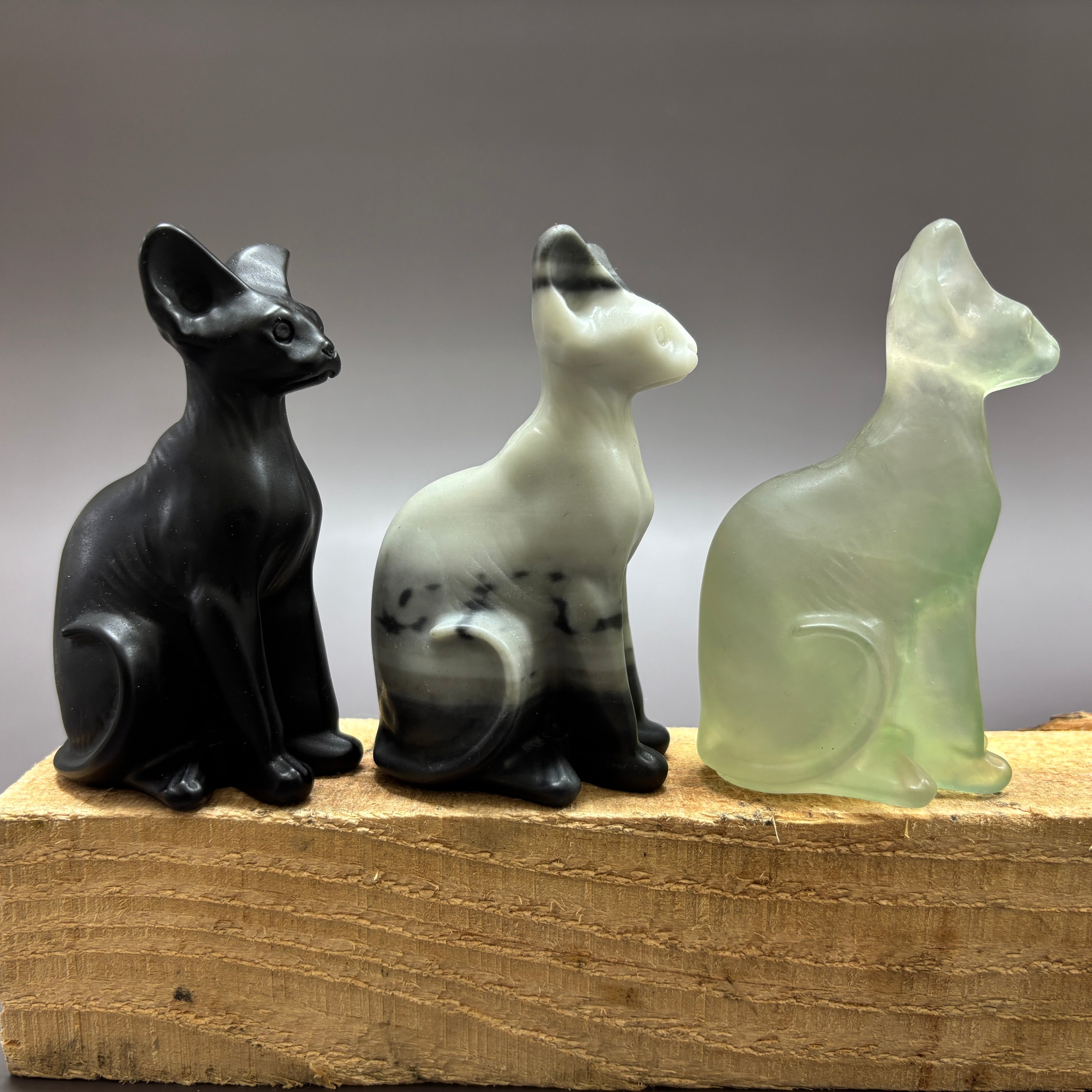 Sphynx Cat Egyptian Cat Carving