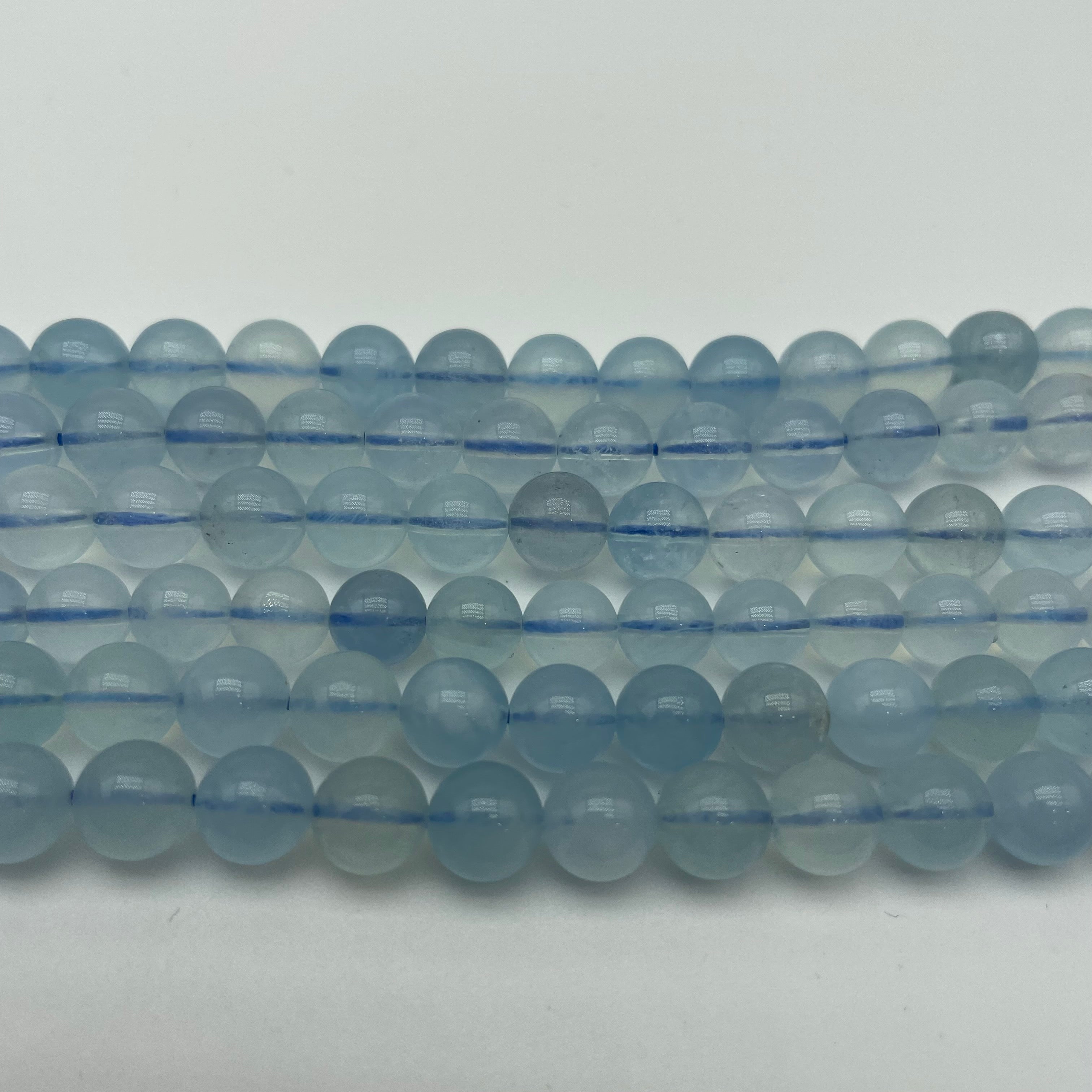 High Quality Aquamarine Beads Strands