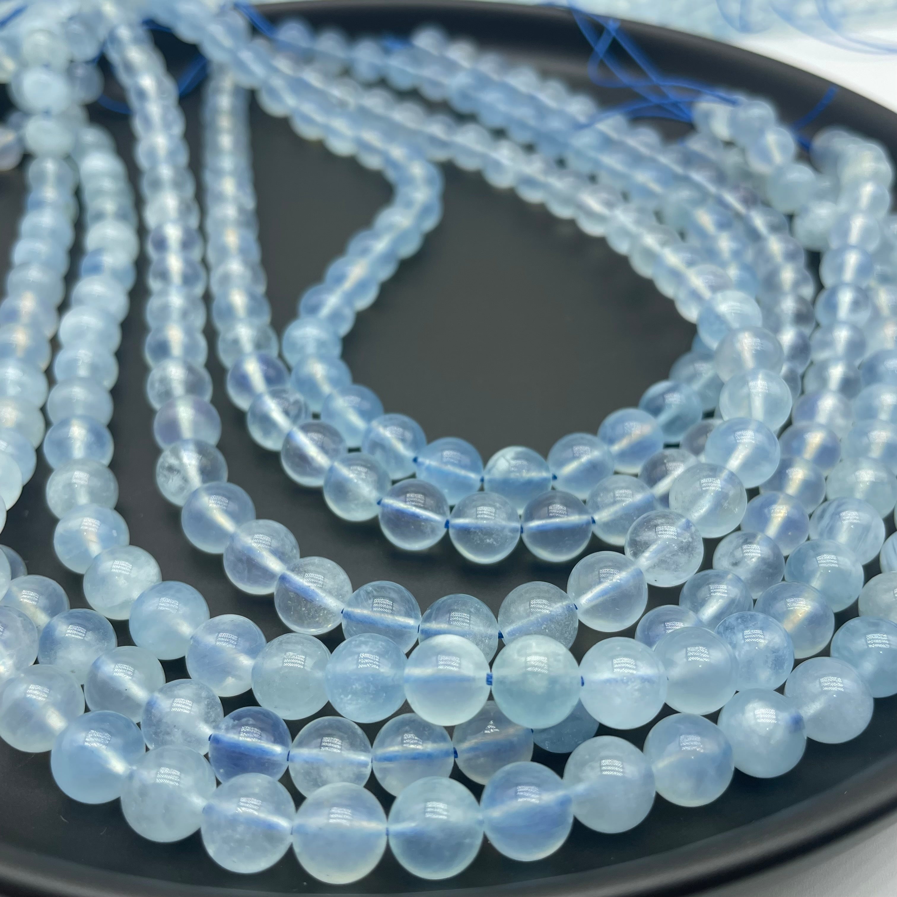 High Quality Aquamarine Beads Strands