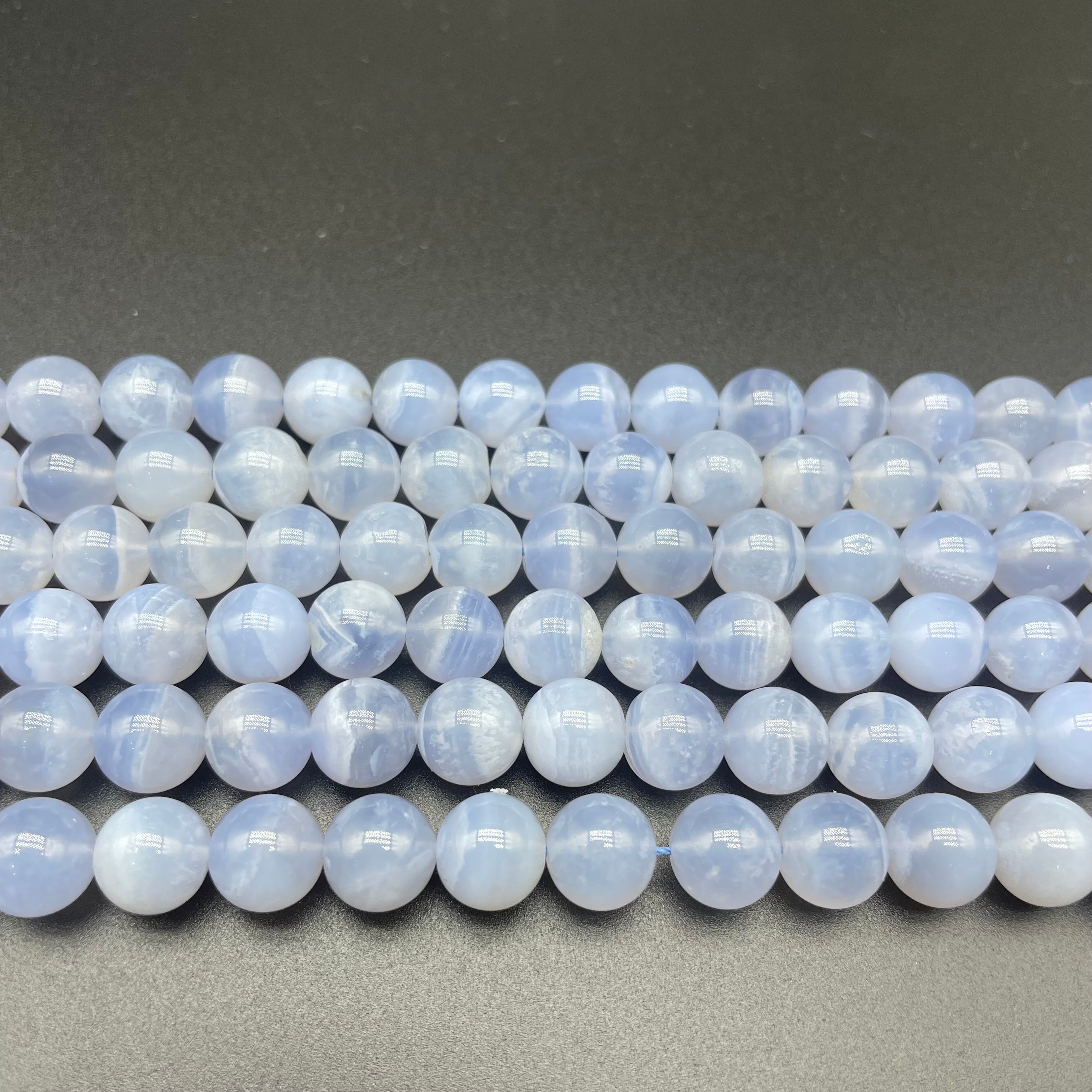 Blue Lace Agate Beads Strands