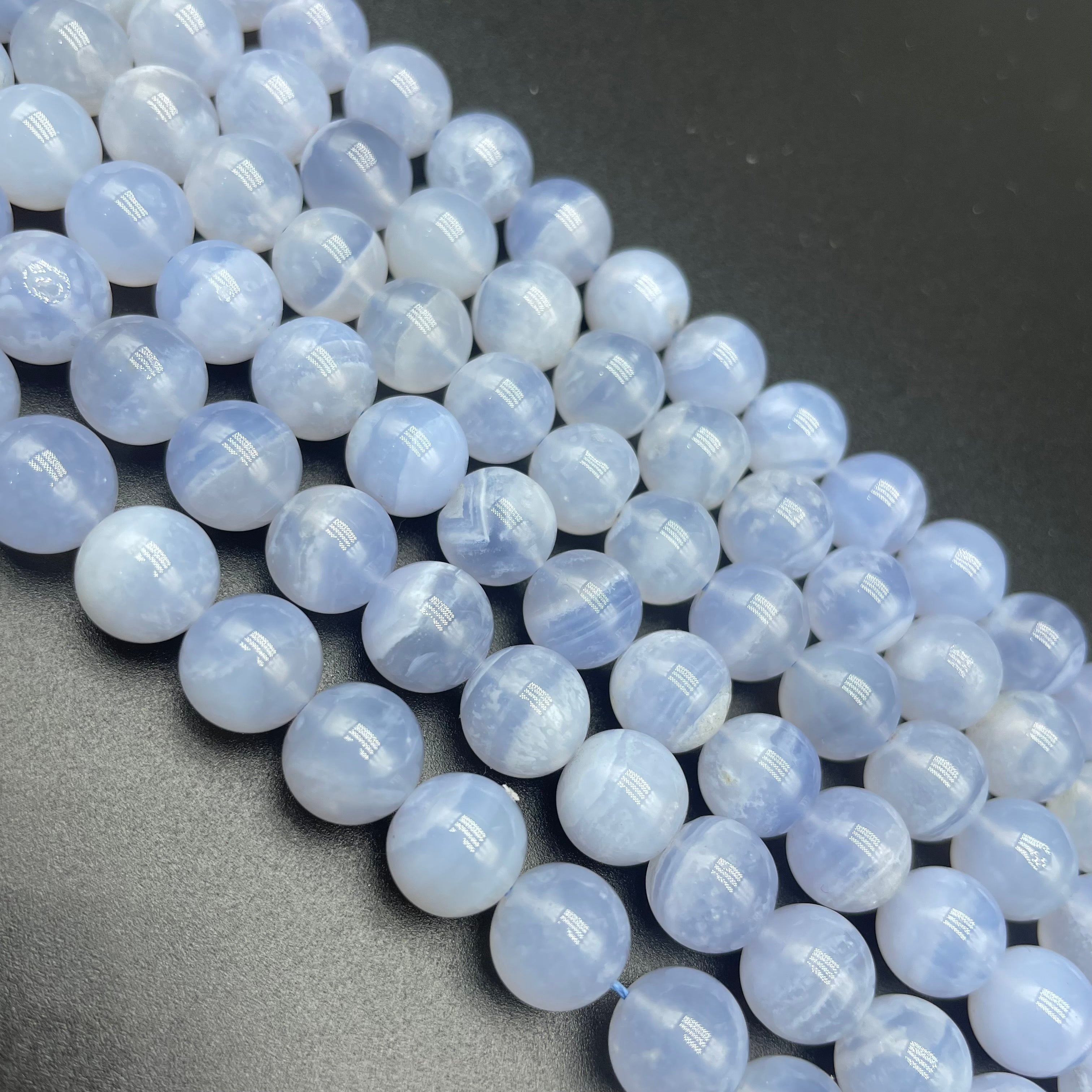 Blue Lace Agate Beads Strands