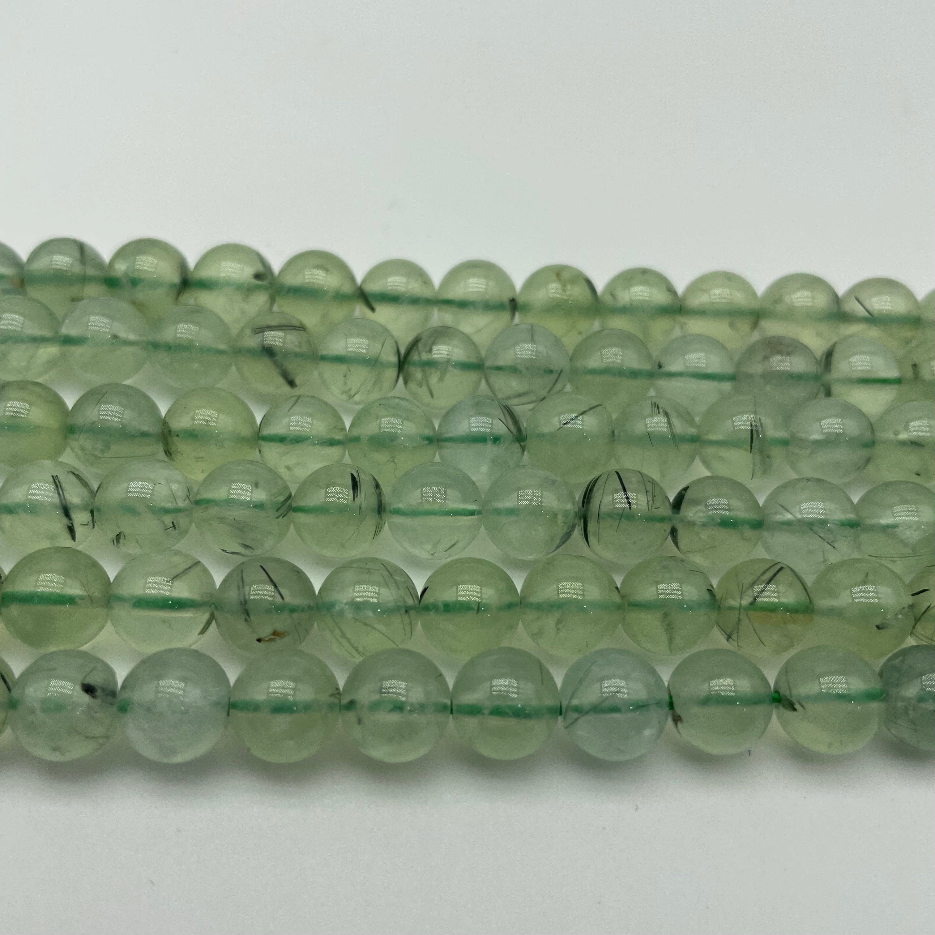 Prehnite Beads Strands