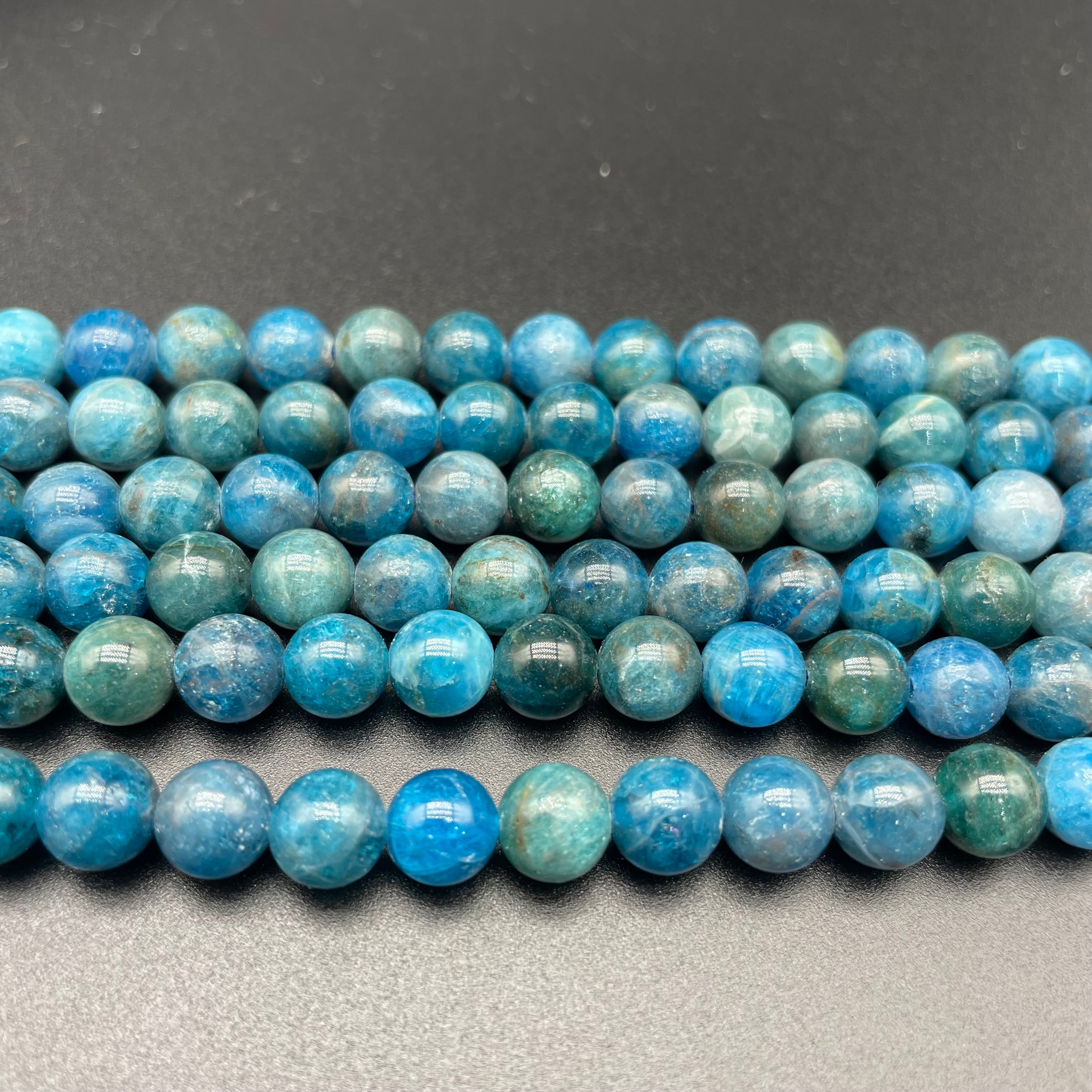 Blue Apatite Beads Strands