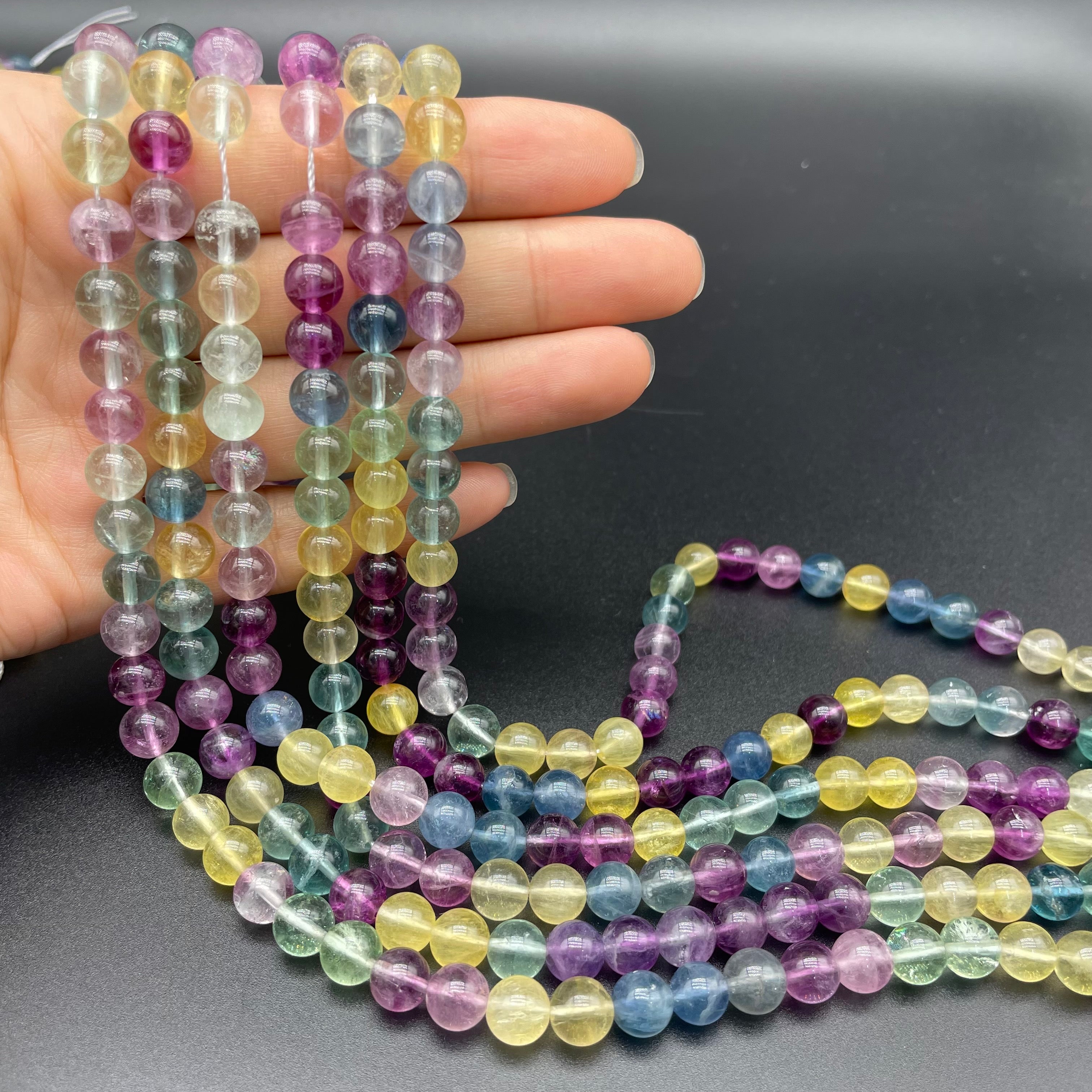 Fluorite Beads Strands Loose Beads