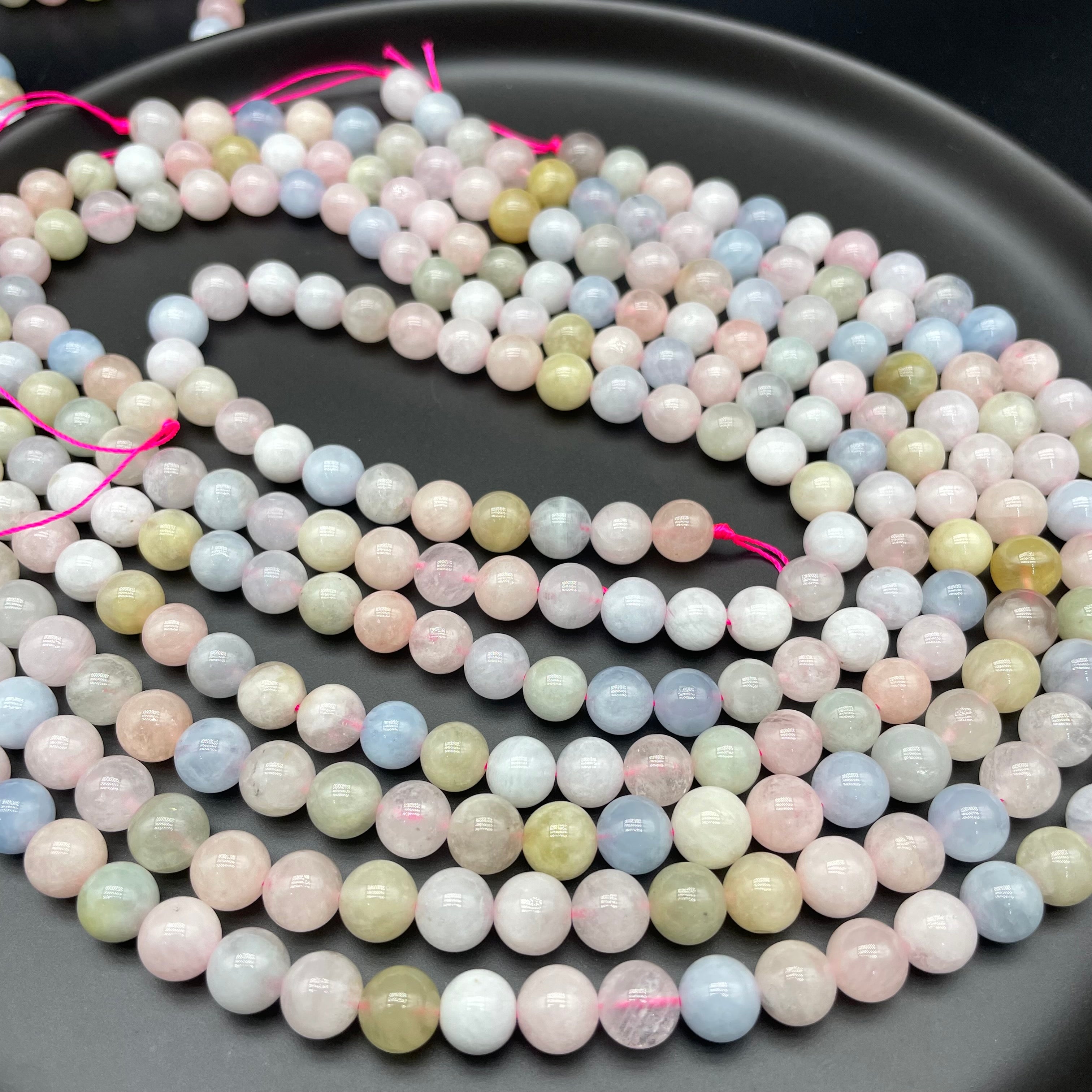 Morganite Beads Strands Loose Beads