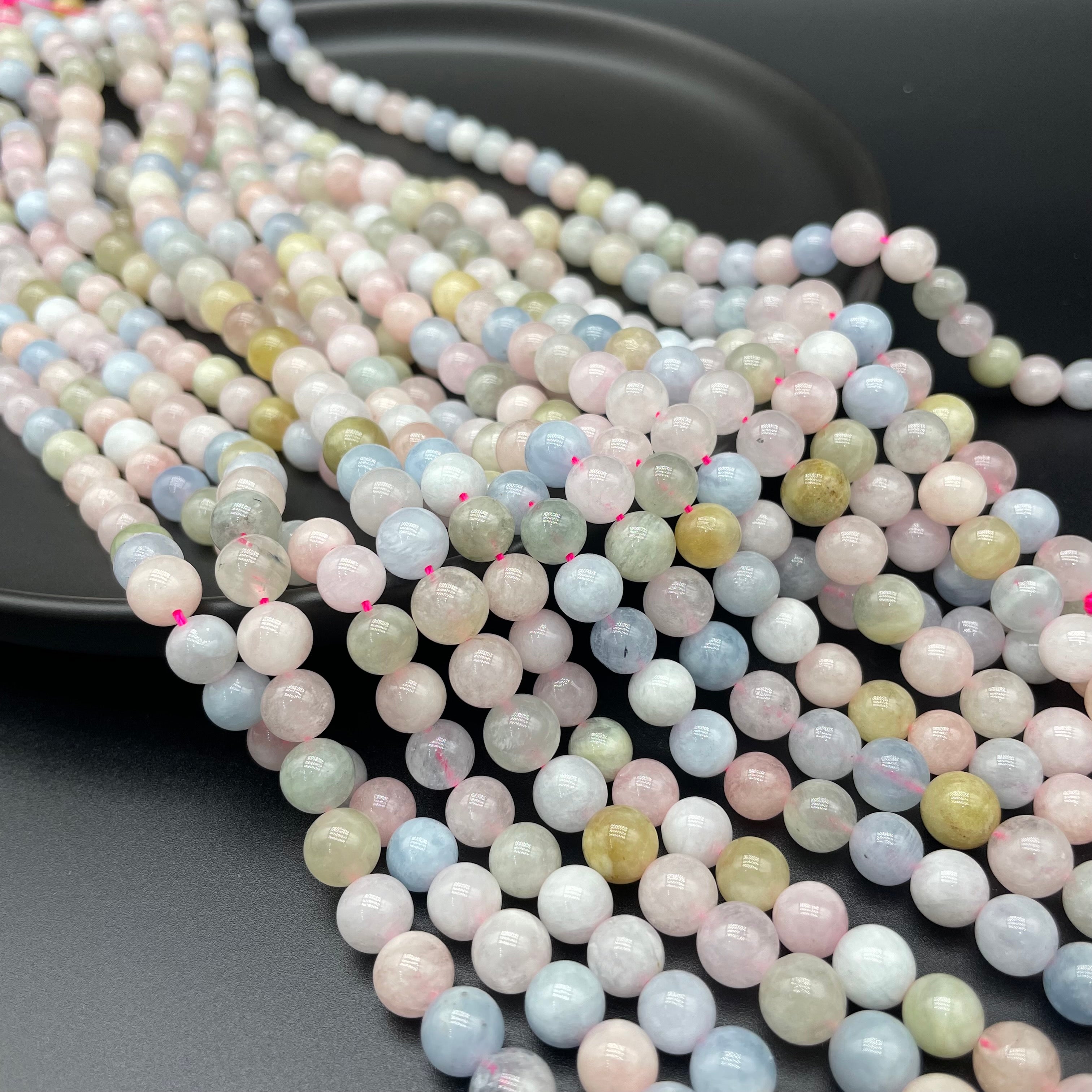 Morganite Beads Strands Loose Beads