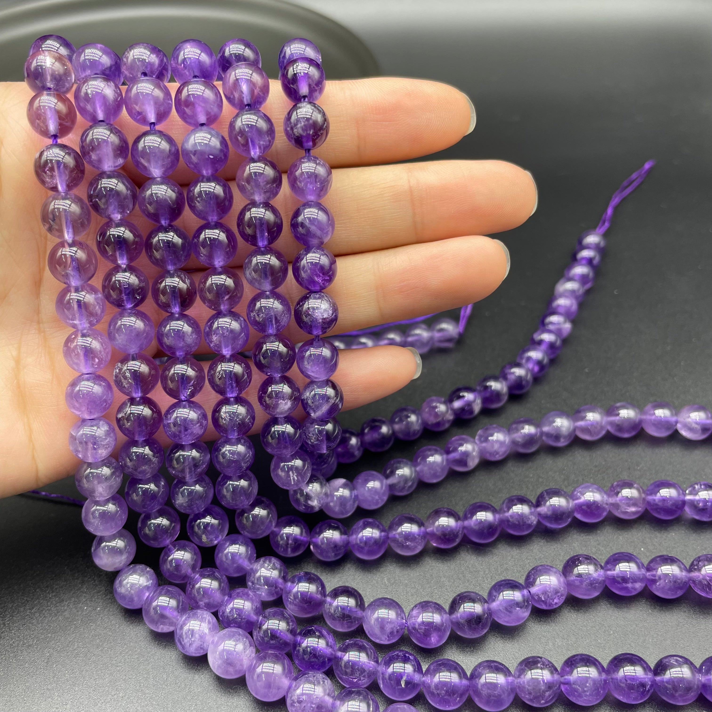Amethyst Beads Strands