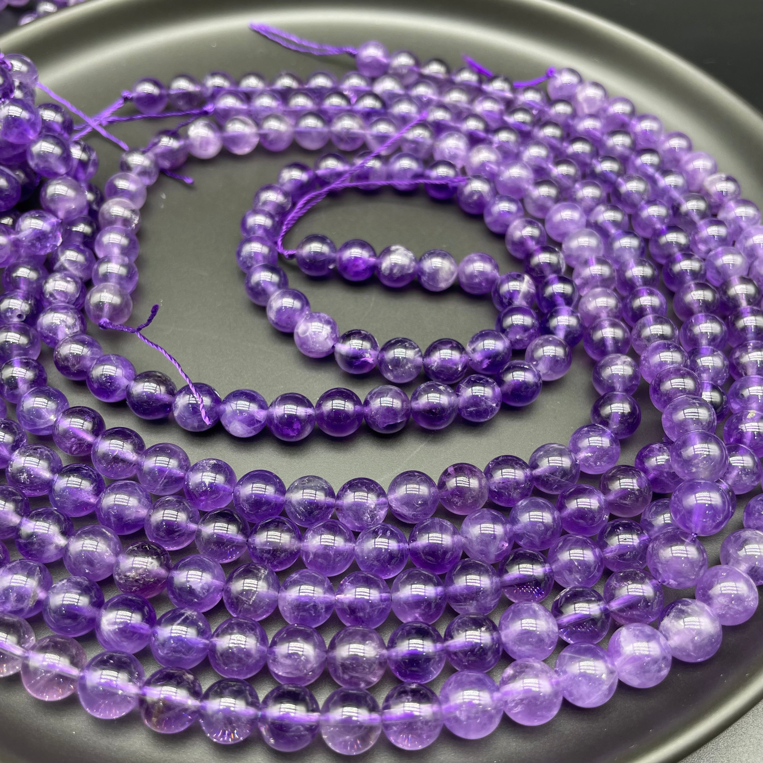 Amethyst Beads Strands