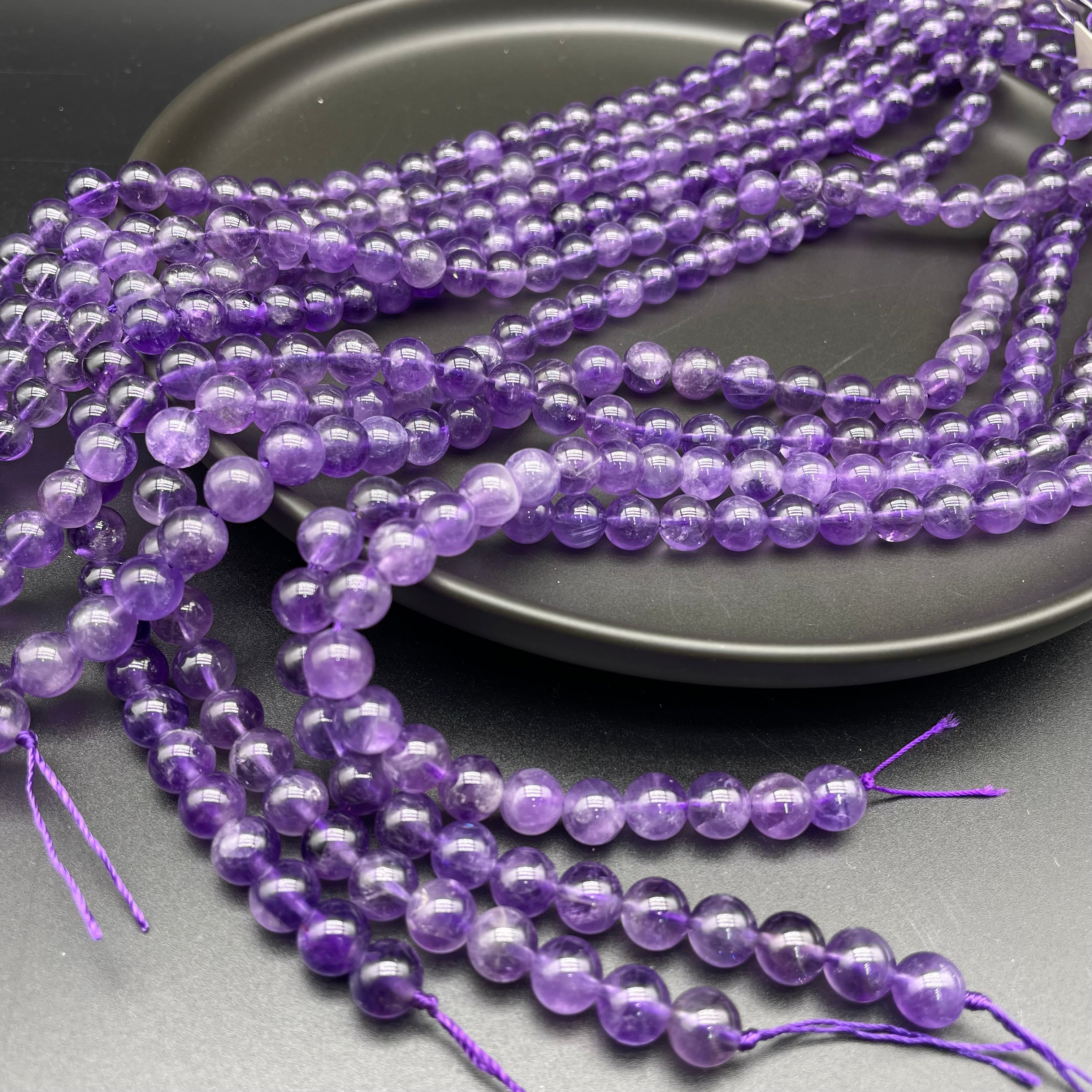 Amethyst Beads Strands