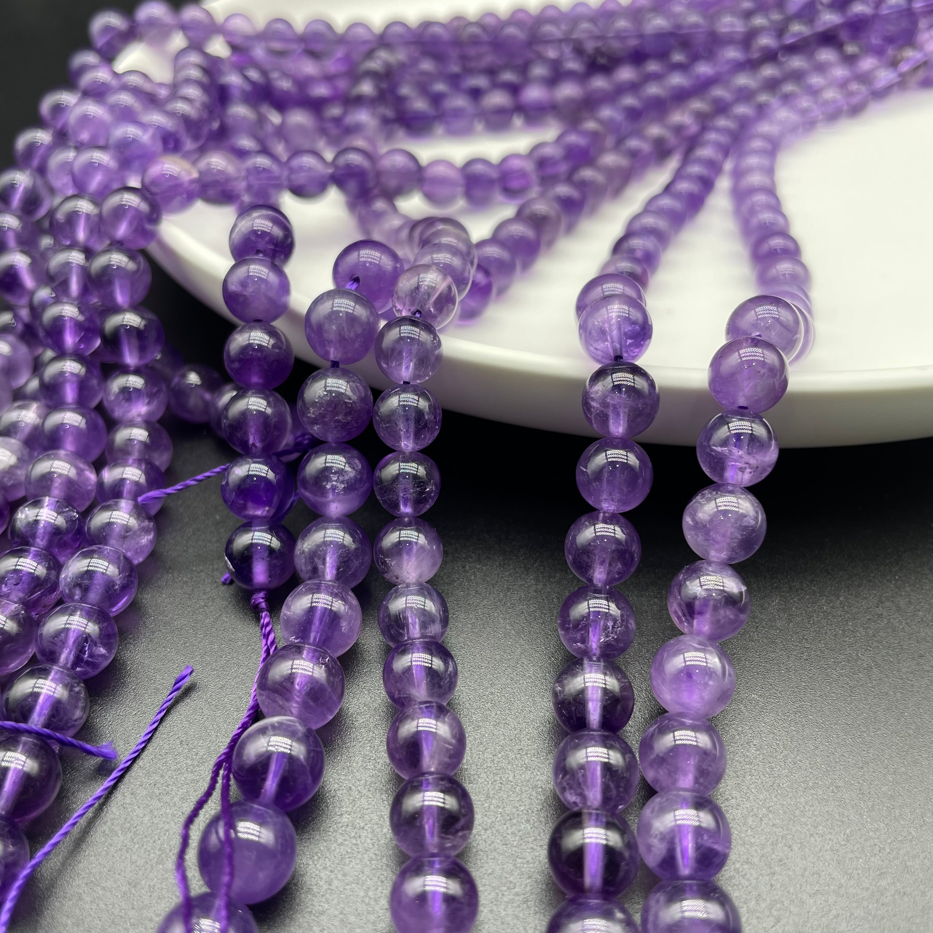 Amethyst Beads Strands